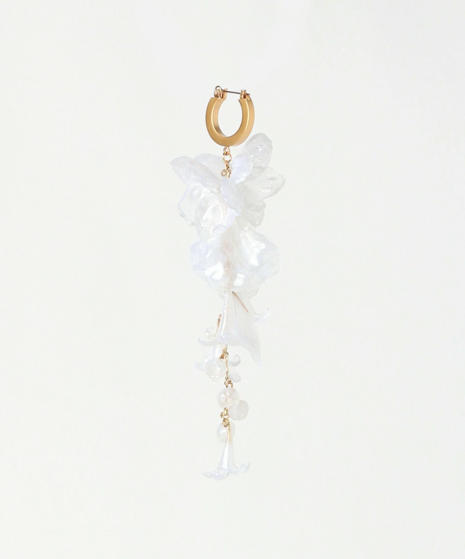 マメクロゴウチ 26st mame ピアス 片耳用 Mame Kurogouchi(マメ クロゴウチ)】 Floral Motif Short Earring