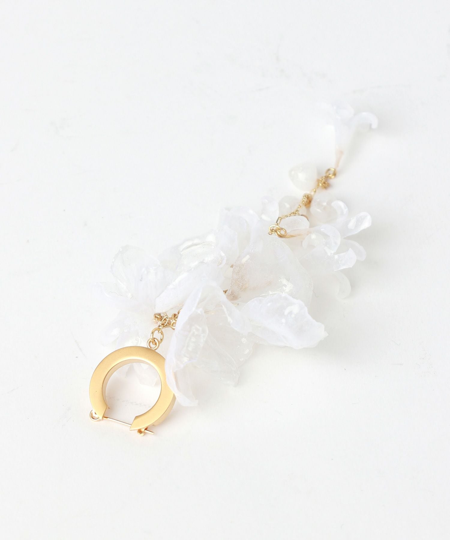 Mame Kurogouchi(マメ クロゴウチ)】 Floral Motif Short Earring