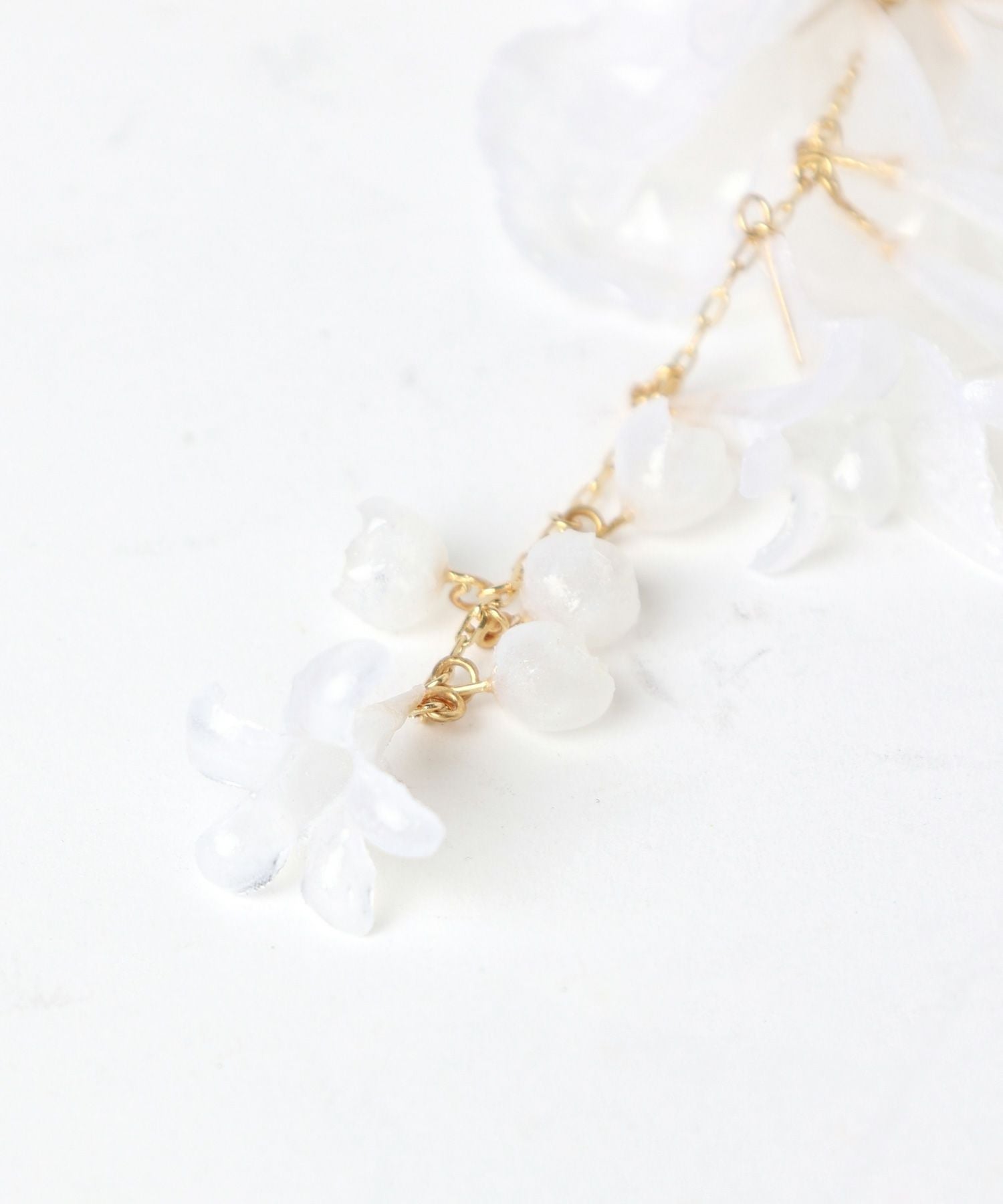 Mame Kurogouchi(マメ クロゴウチ)】 Floral Motif Short Earring