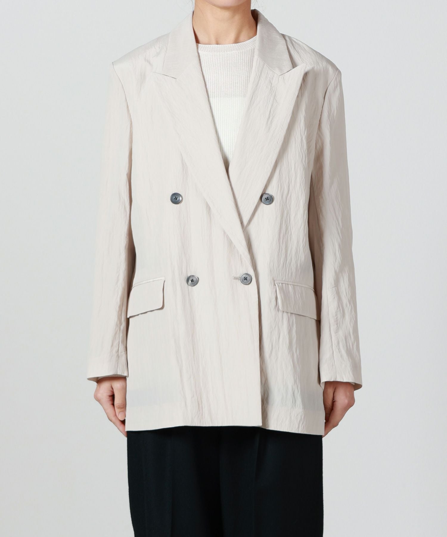 08sircus(08サーカス)】 Viscose washer back slit jacket｜PARIGOT