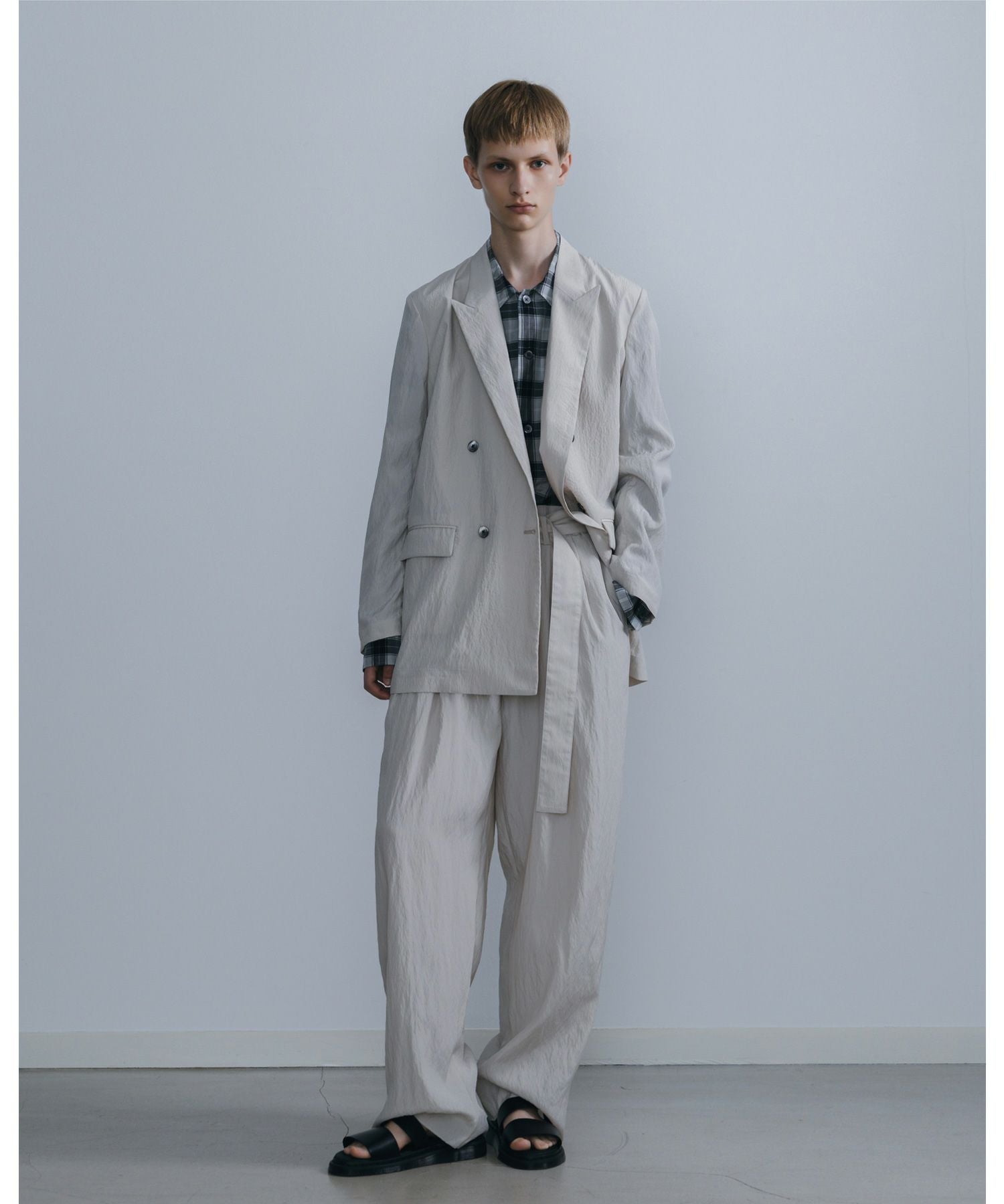 08sircus(08サーカス)】 Viscose washer back slit jacket｜PARIGOT