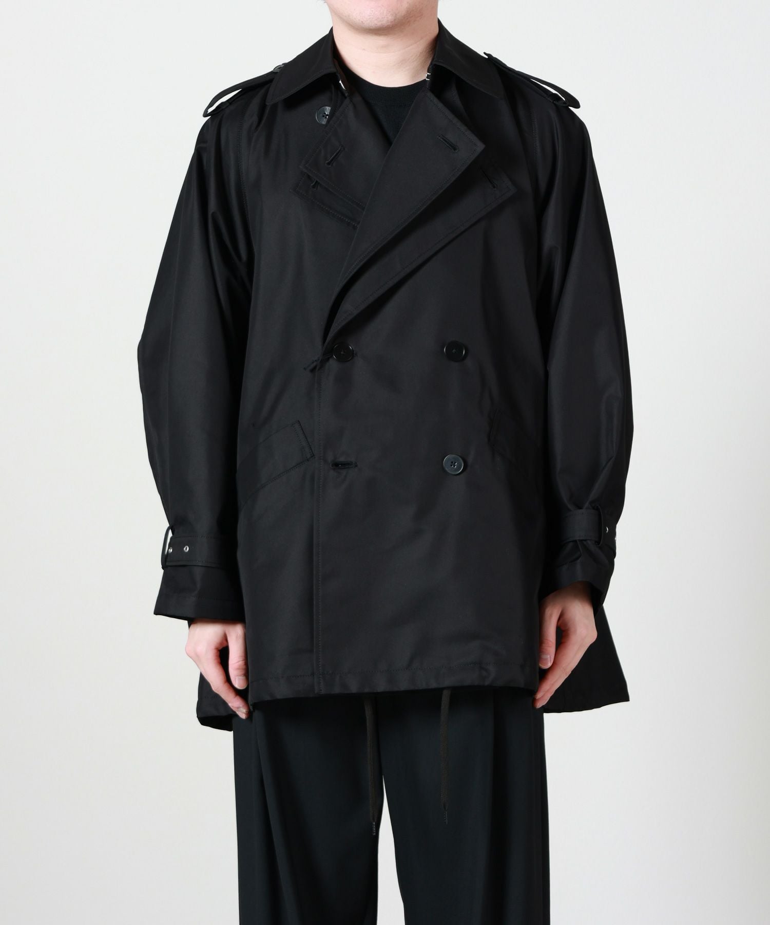 08sircus(08サーカス)】 Giza cotton short trench coat｜PARIGOT