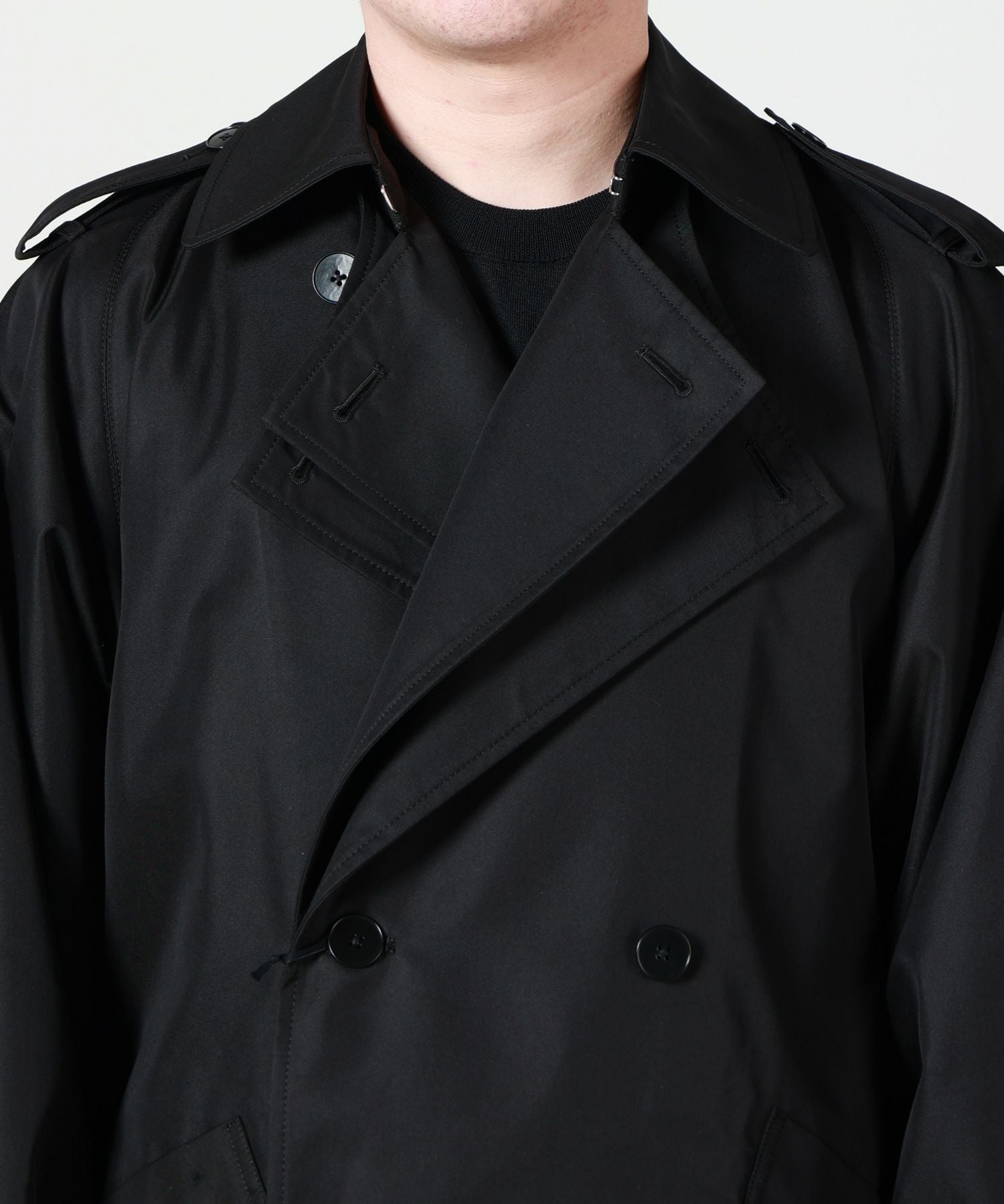 08sircus(08サーカス)】 Giza cotton short trench coat｜PARIGOT