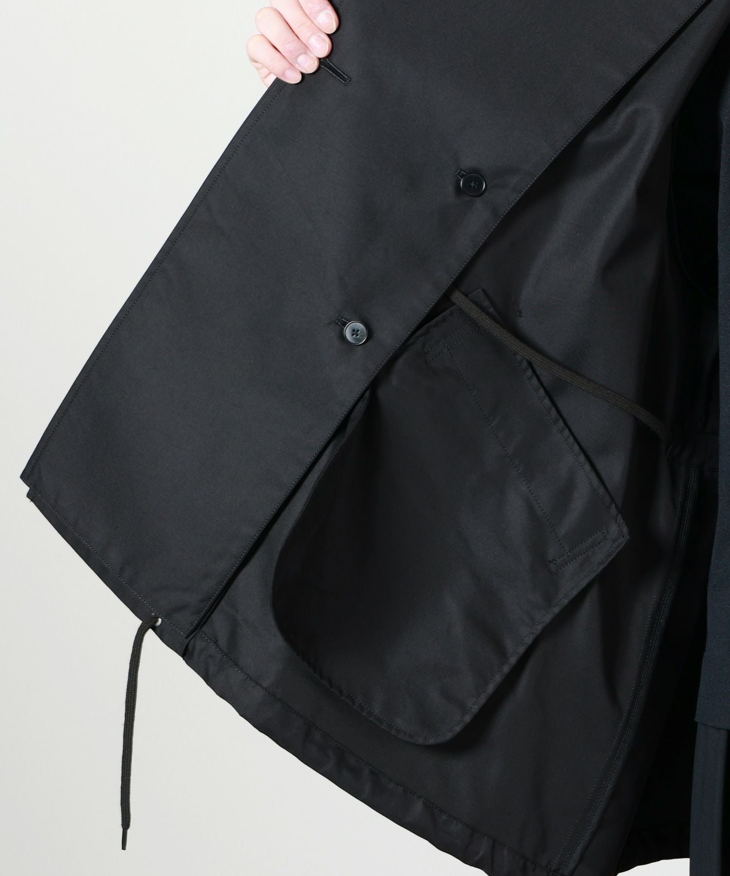 08sircus(08サーカス)】 Giza cotton short trench coat｜PARIGOT