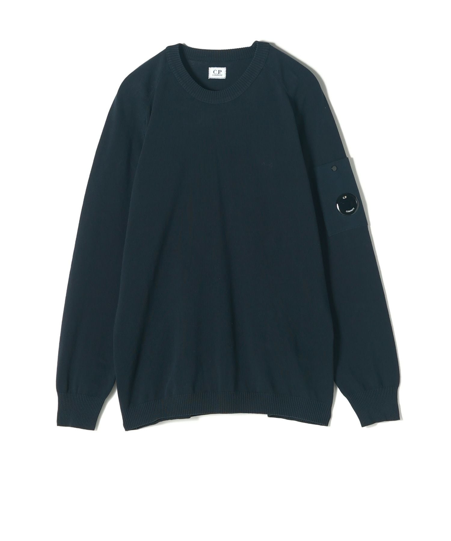 C.P. Company(シーピーカンパニー)】 CTTN CREPE CREWNECK LENS