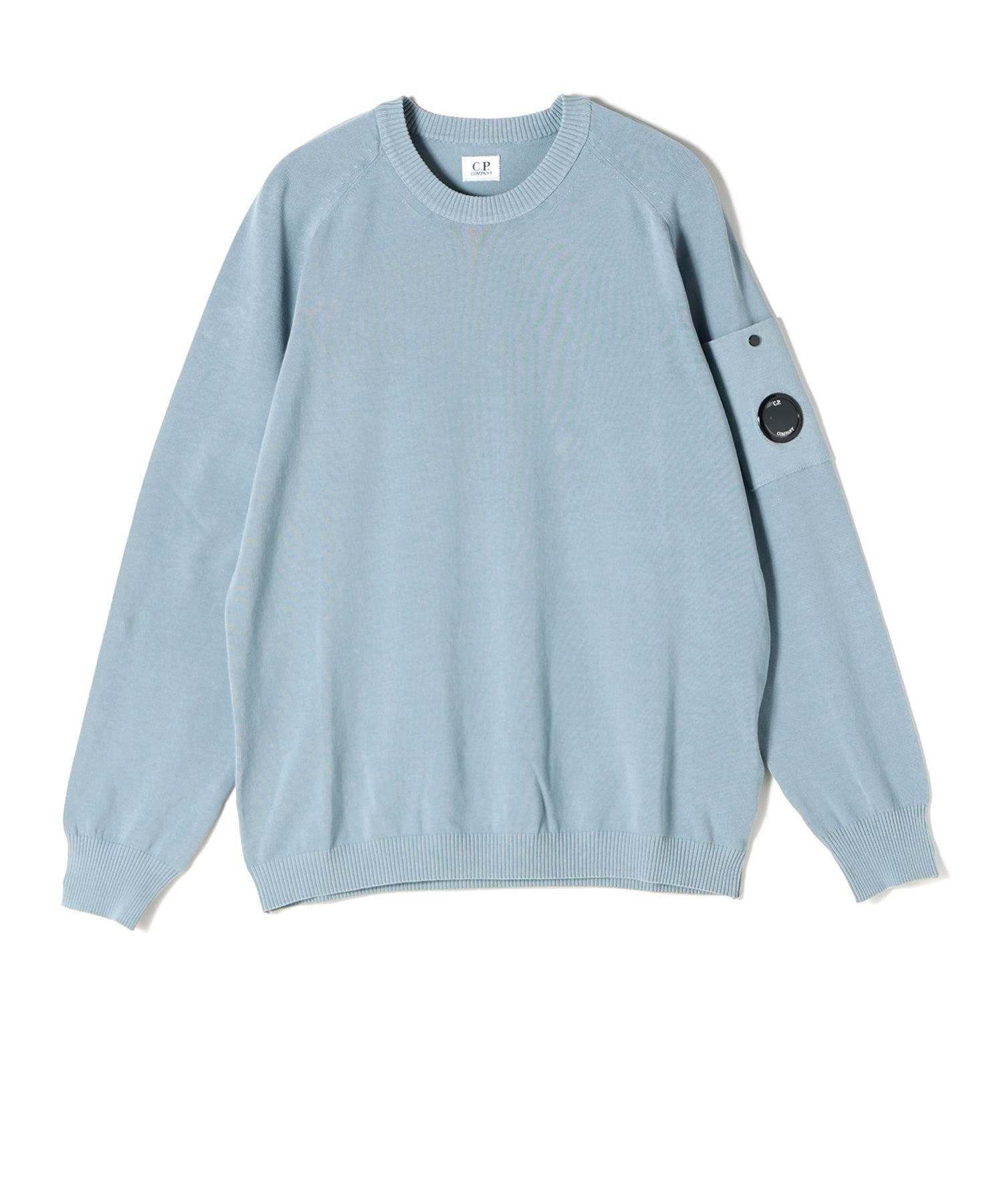 C.P. Company(シーピーカンパニー)】 CTTN CREPE CREWNECK LENS