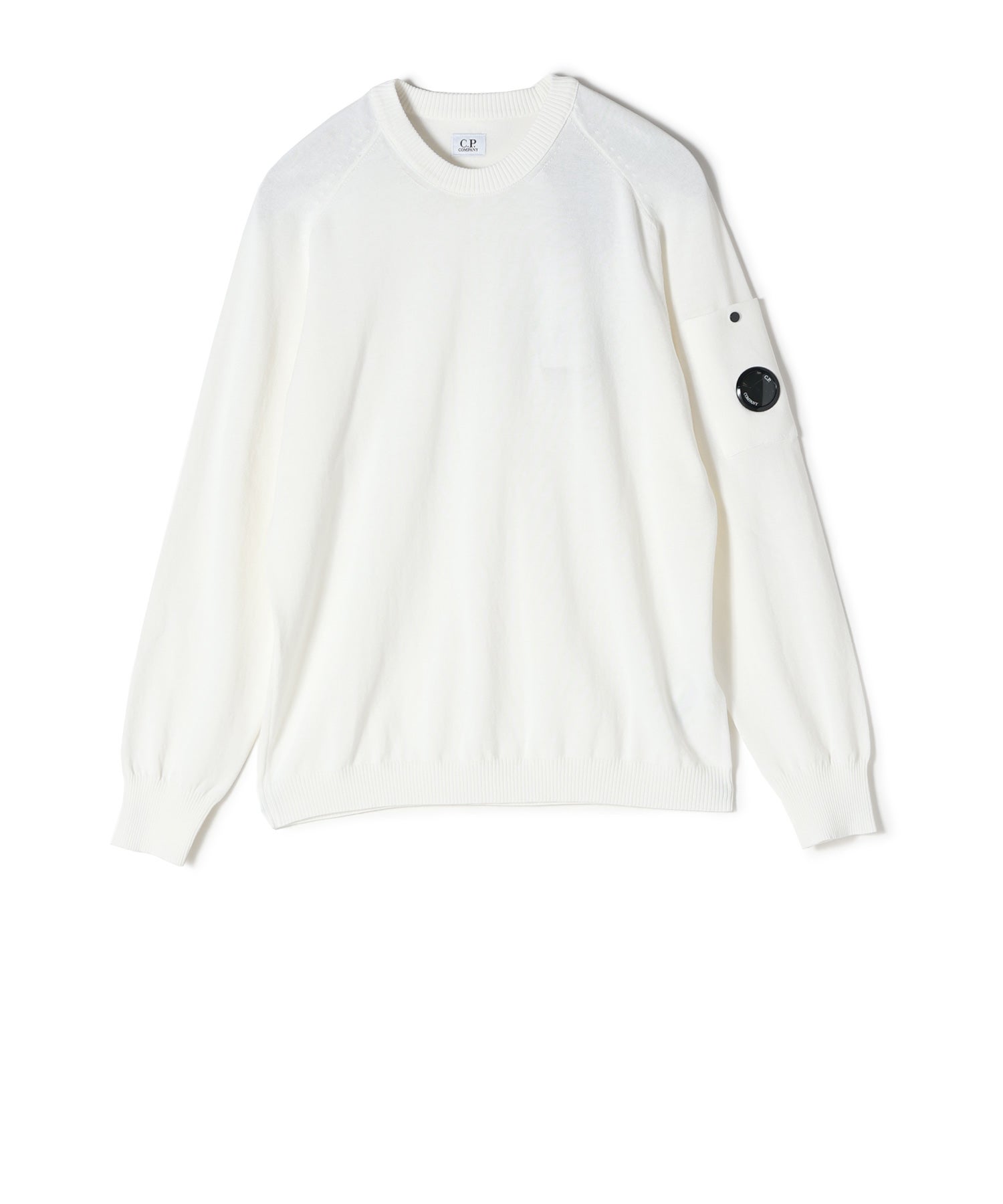 C.P. Company(シーピーカンパニー)】 CTTN CREPE CREWNECK LENS