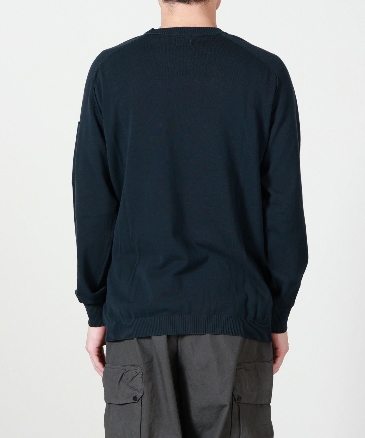 C.P. Company(シーピーカンパニー)】 CTTN CREPE CREWNECK LENS