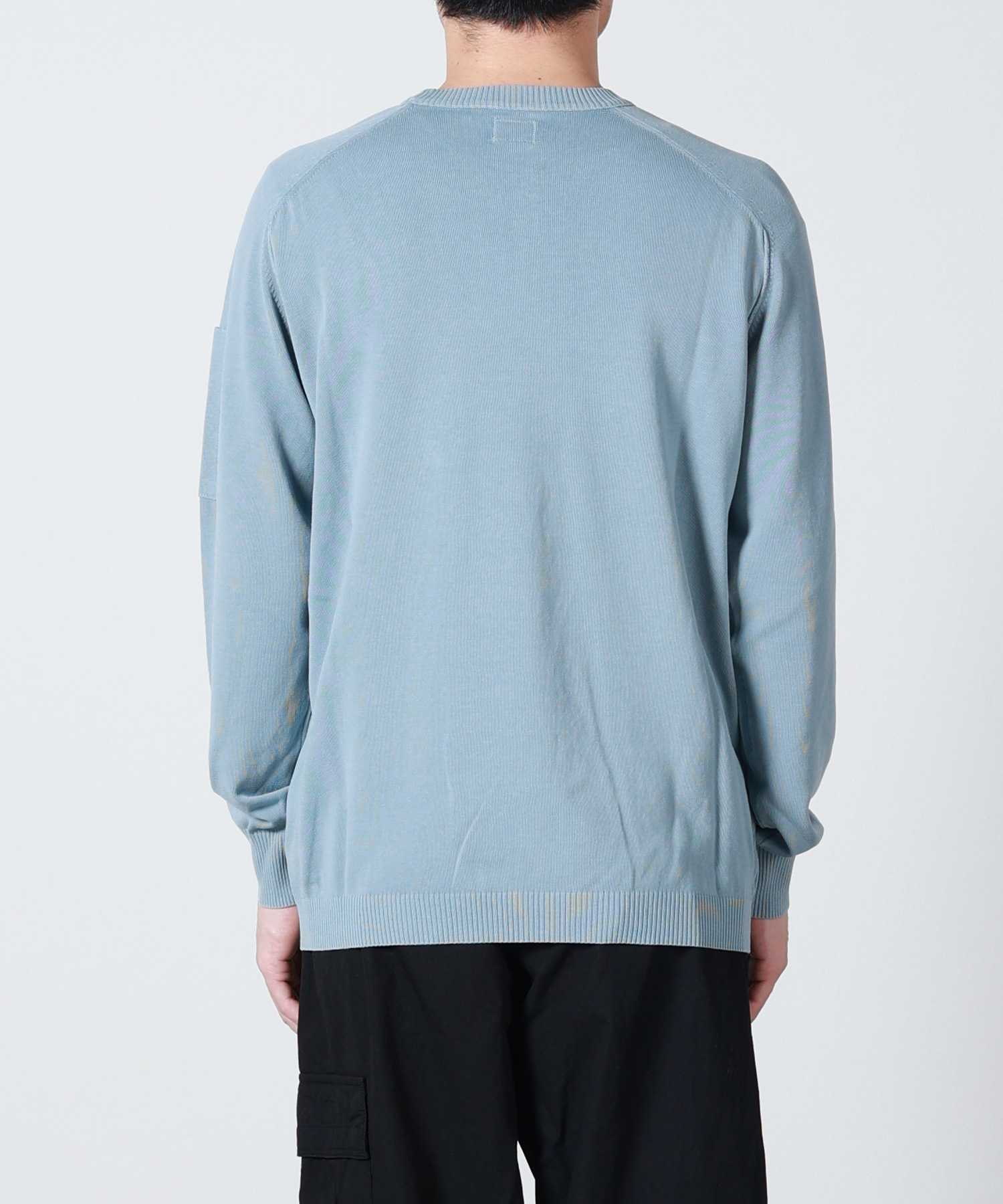C.P. Company(シーピーカンパニー)】 CTTN CREPE CREWNECK LENS