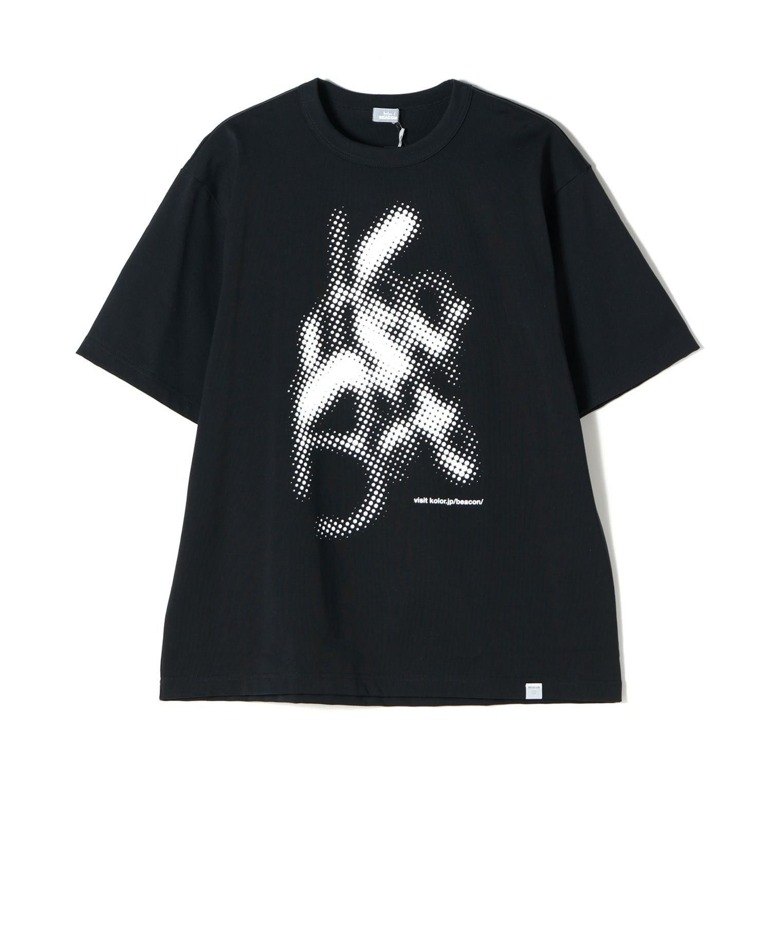 kolor / BEACON ブラック Tシャツ カラー　ビーコン kolor BEACON(カラービーコン)】 T-Shirt｜PARIGOT ONLINE（パリゴ
