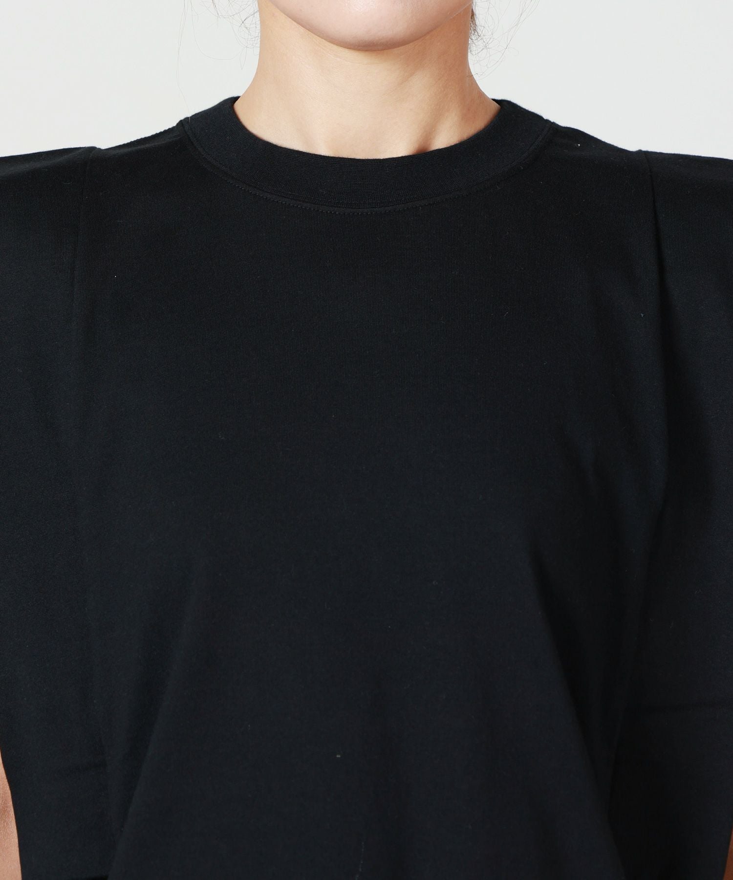 HYKE ハイク オーバーサイズ ドロップショルダー 長袖カットソー 日本製 HYKE(ハイク)】 POWER SHOULDER TOP｜PARIGOT ONLINE（パリゴオンライン）