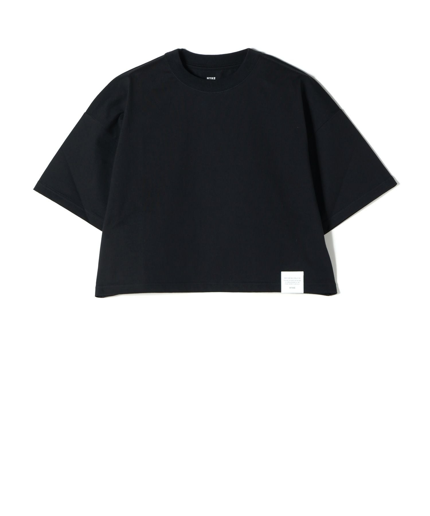 HYKE(ハイク)】 CROPPED SHORT SLV TEE BIG FIT｜PARIGOT ONLINE
