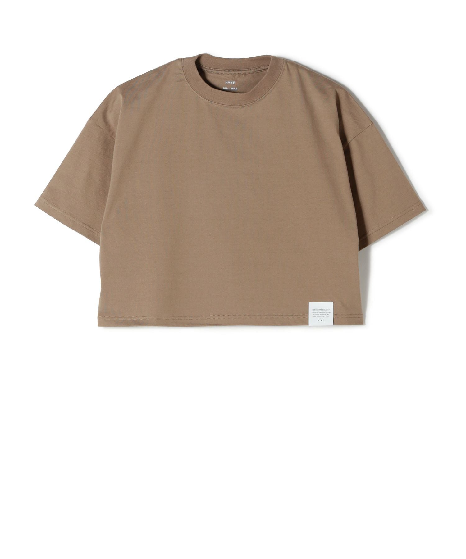 HYKE(ハイク)】 CROPPED SHORT SLV TEE BIG FIT｜PARIGOT ONLINE