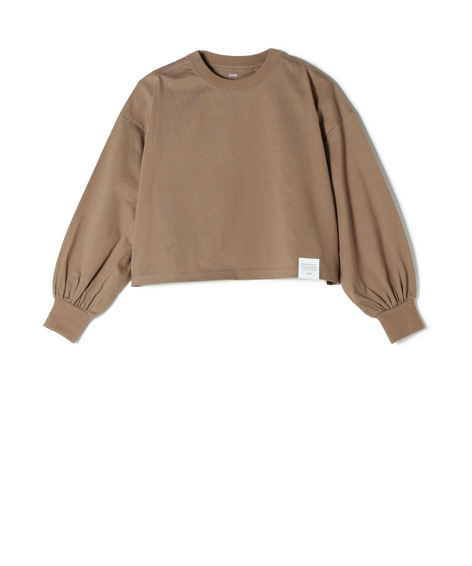 HYKE  LONG-SLV SWEATSHIRT(BIG)  裏起毛スウェット HYKE LONG-SLV SWEATSHIRT(BIG) 裏起毛スウェット 【公式通販】