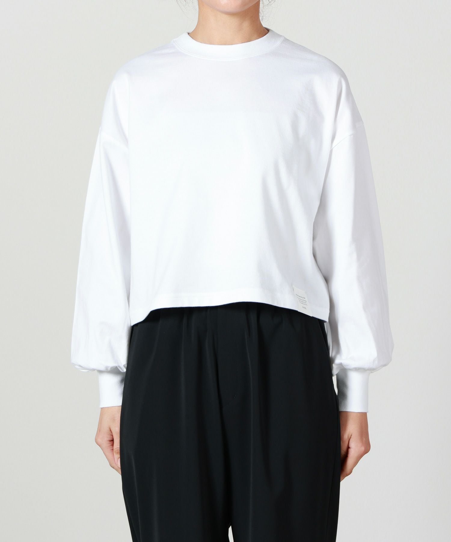 HYKE(ハイク)】 CROPPED LONG SLV TEE BIG FIT｜PARIGOT ONLINE
