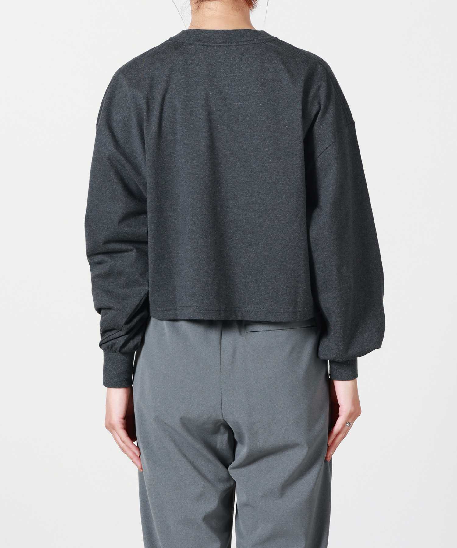 HYKE(ハイク)】 CROPPED LONG SLV TEE BIG FIT｜PARIGOT ONLINE