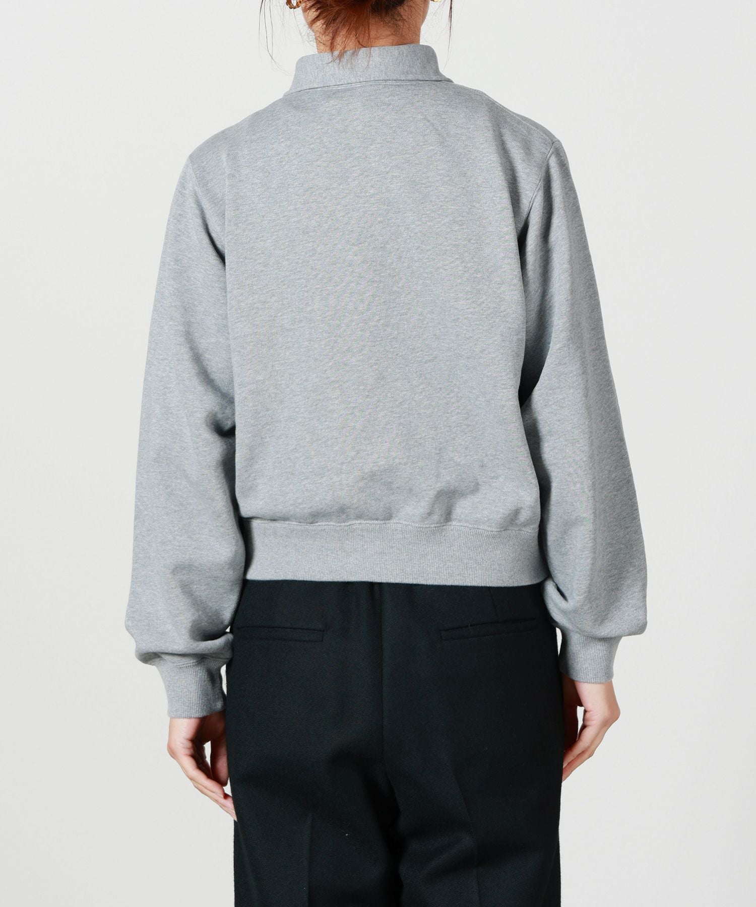 PHEENY フィーニー Nylon sweat half zip P/O PHEENY - PHEENY フィーニー Nylon sweat half zip P/O の通販 by