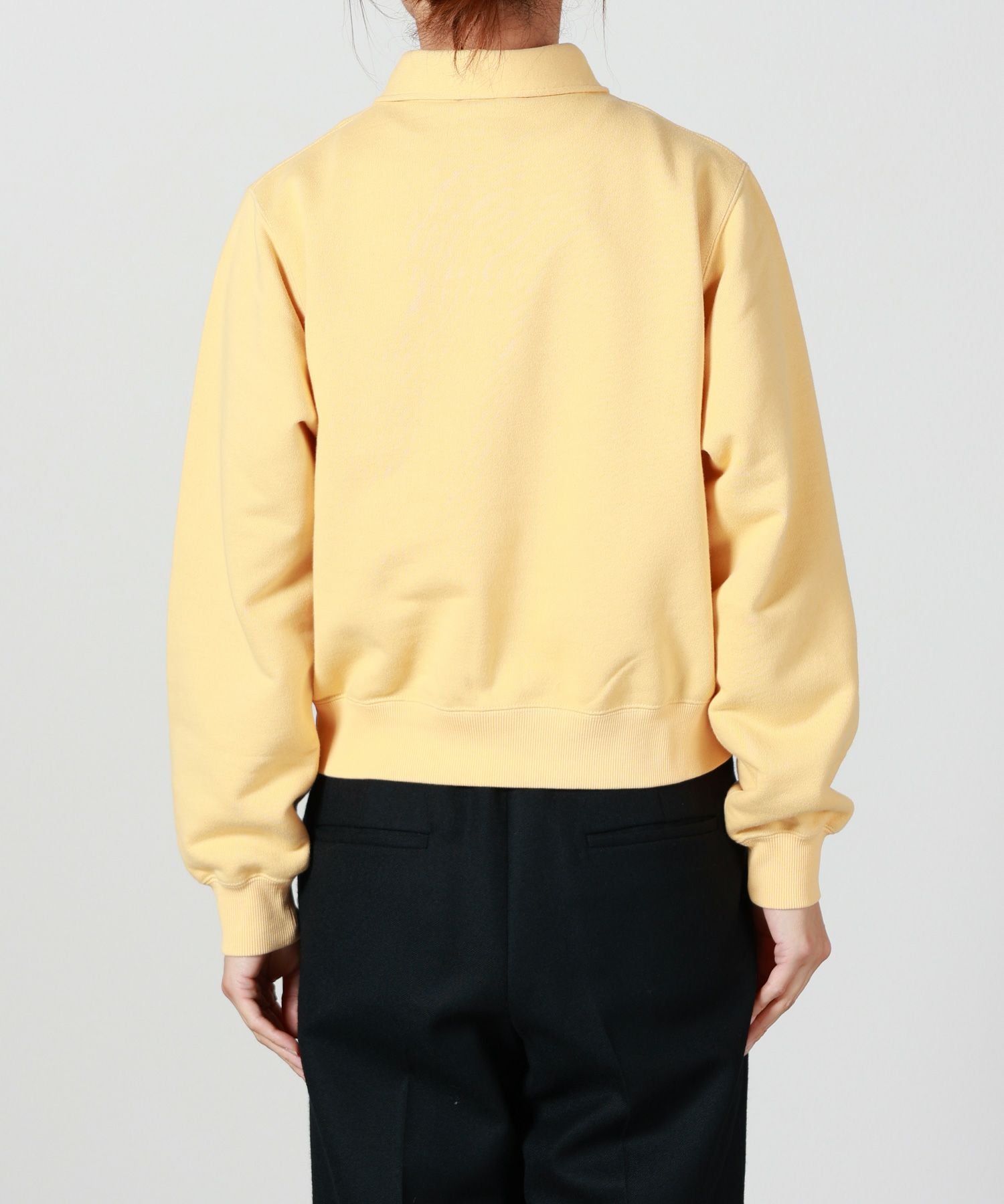 最終値下げ 新品 PHEENY RIB PULLOVER PHEENY(フィーニー)】 Athleisure Half-Zip Collared Pullover