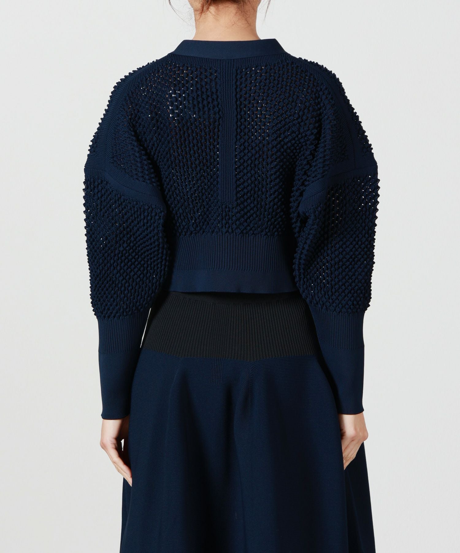 CFCL(シーエフシーエル)】 LATTICE CROPPED CARDIGAN｜PARIGOT ONLINE