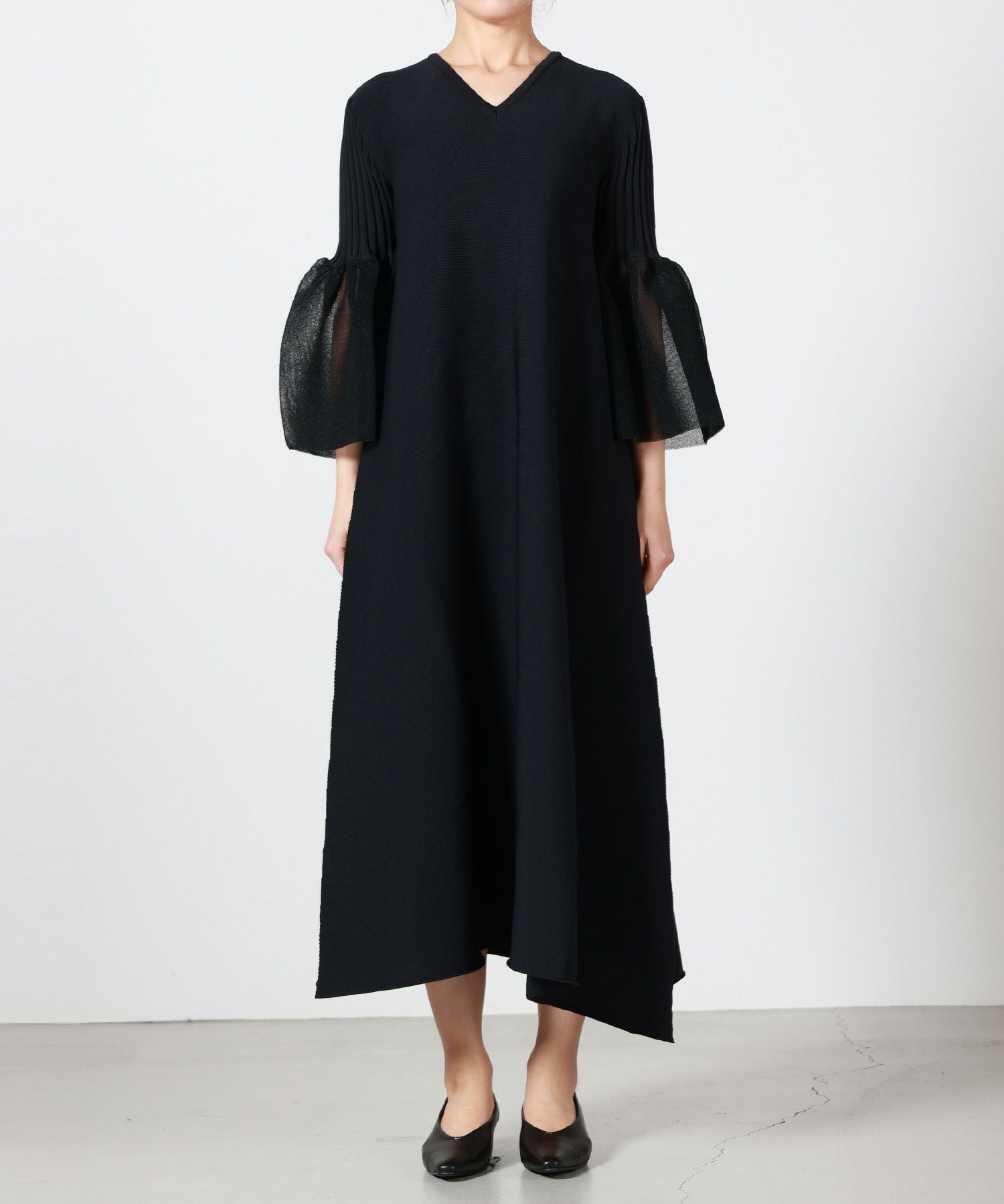 CFCL(シーエフシーエル)】 POTTERY LUCENT LONG BELL SLEEVE FLARE