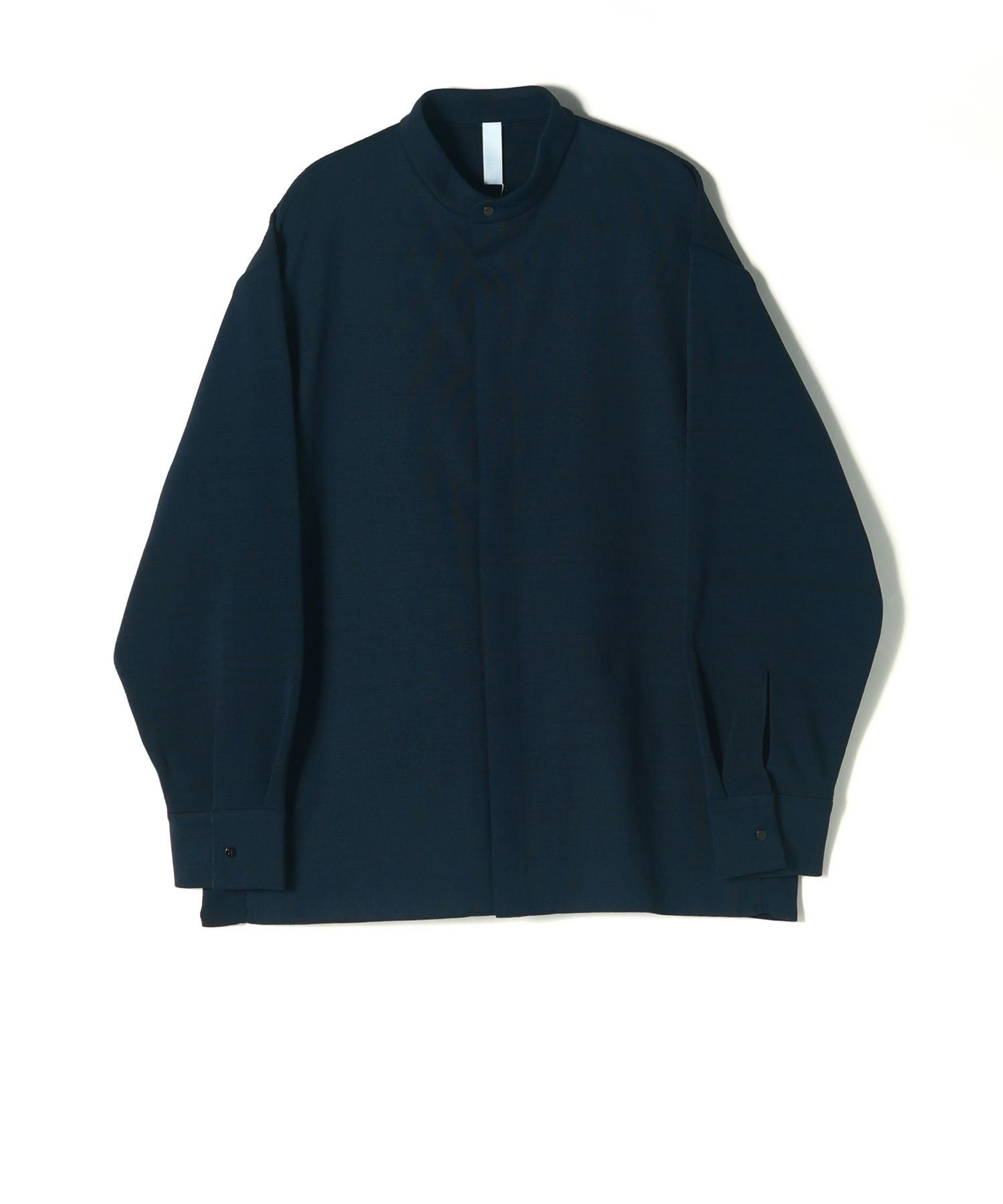 CFCL(シーエフシーエル)】 SOFT MILAN STAND COLLAR COVERED PLACKET
