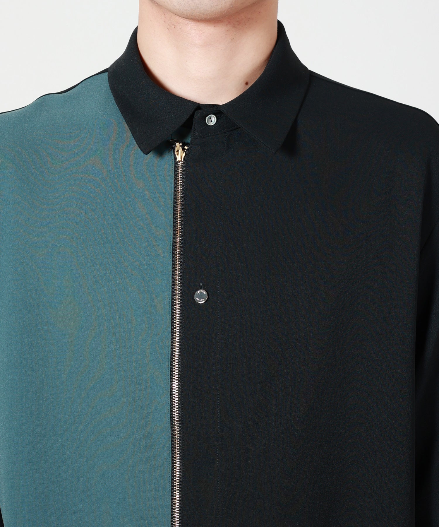 CULLNI(クルニ)】 PARIGOT別注 Airy Cloth Short Sleeve Zip Up Shirt