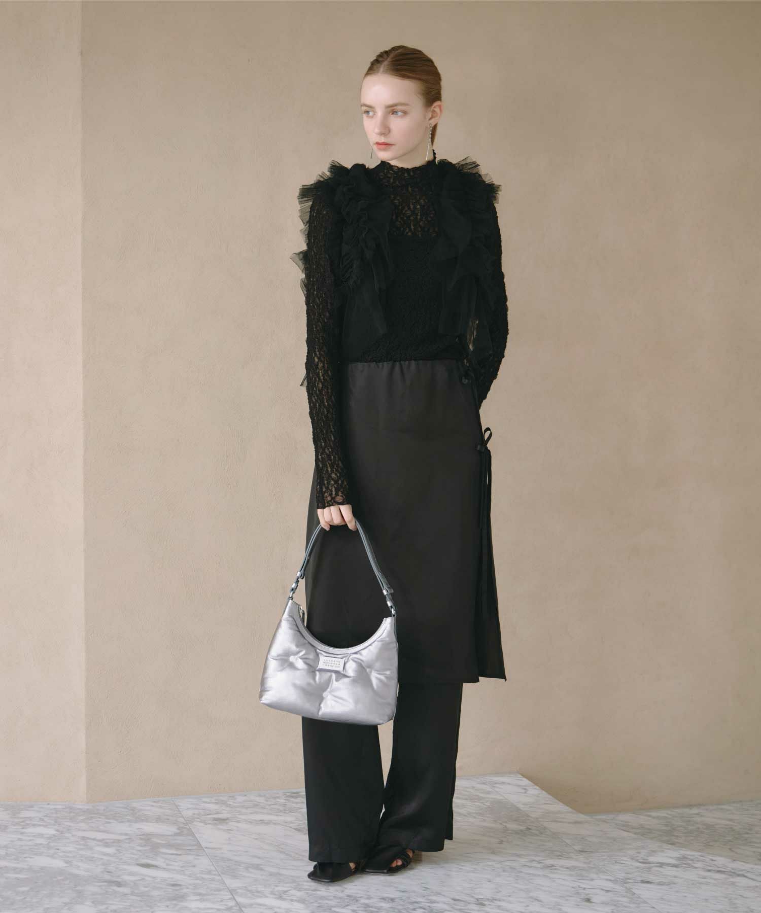INSCRIRE(アンスクリア)】 CUPRO LAYERED PANTS｜PARIGOT ONLINE