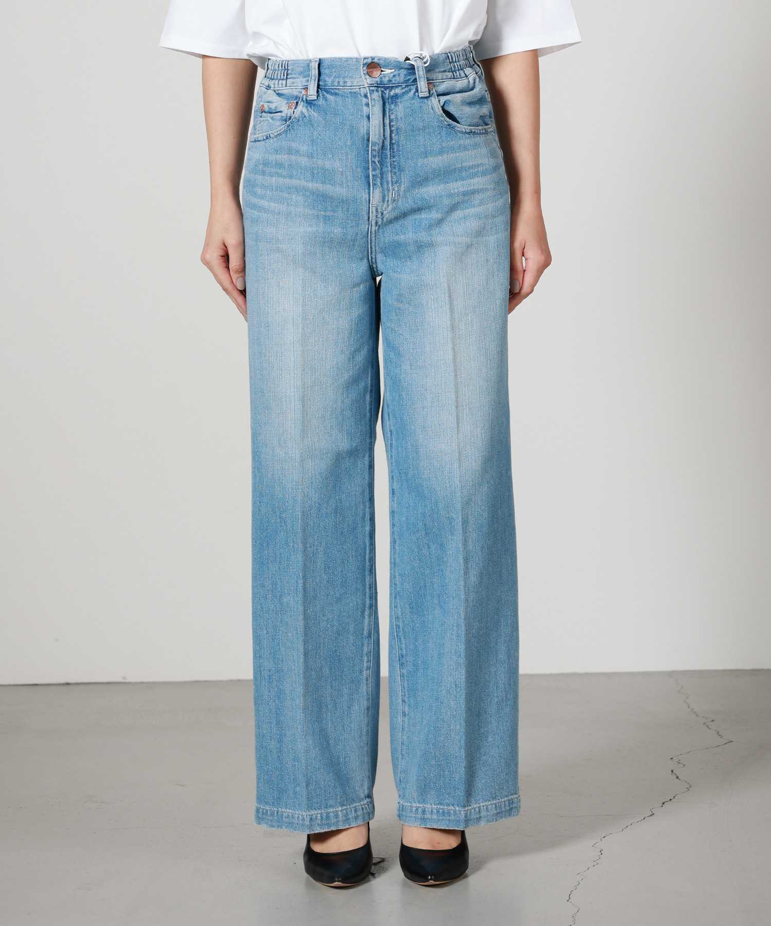 完売★美品★ludlowラドロー　カシミヤデニム　0サイズ JAPAN DENIM(ジャパンデニム)】 RED CARD TOKYO_RELAX LOOSE STRAIGHT