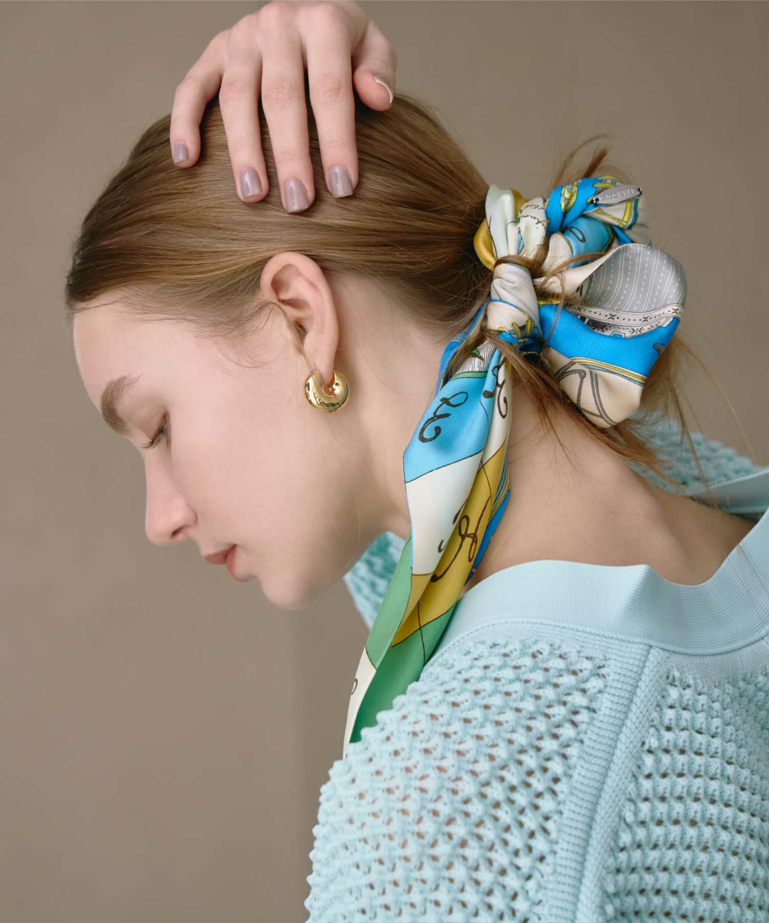 manipuri(マニプリ)】 PARIGOT別注 DIAMOND SHAPED SCARF｜PARIGOT 