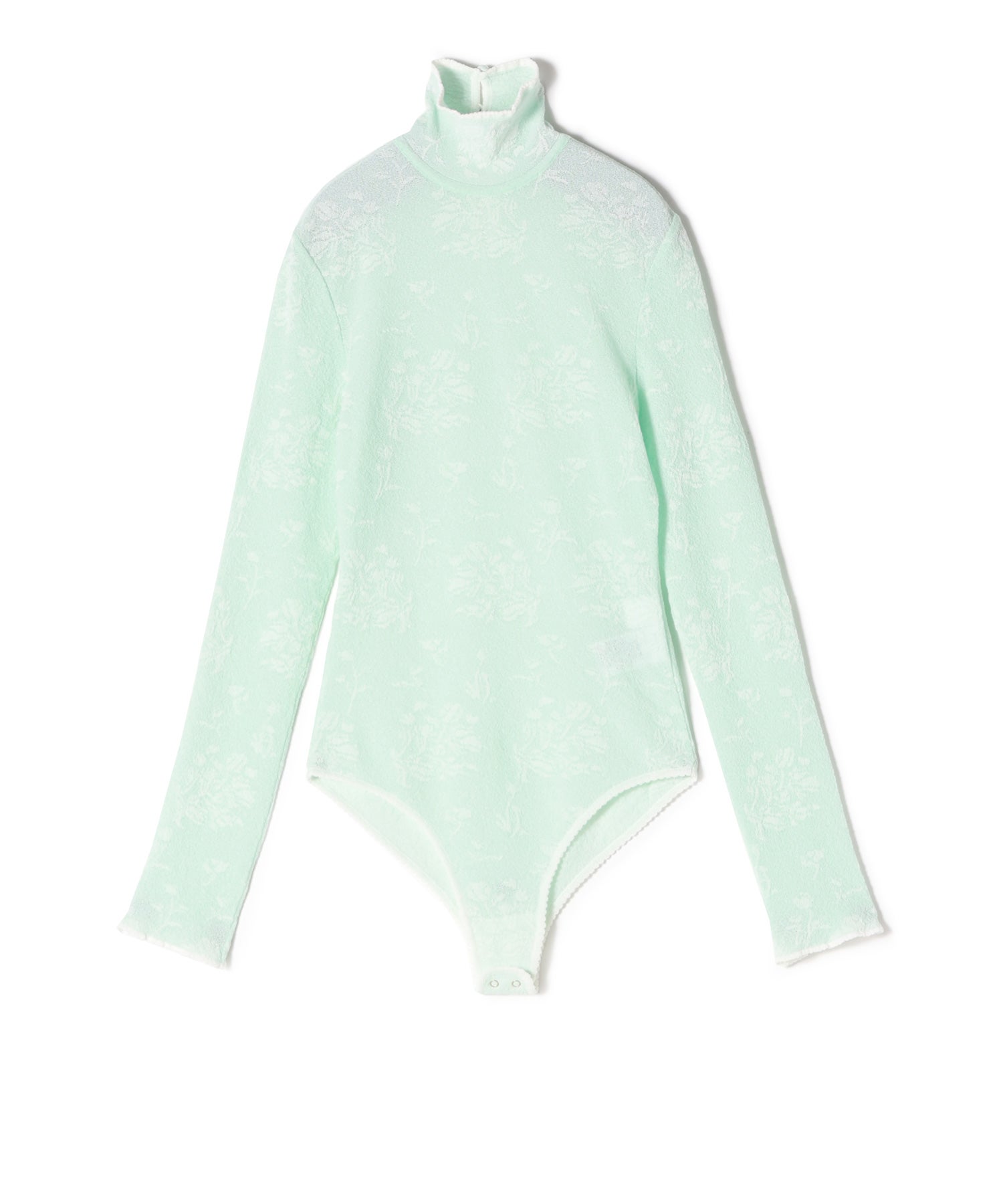 Mame Kurogouchi(マメ クロゴウチ)】 Floral Jacquard Knit Bodysuit