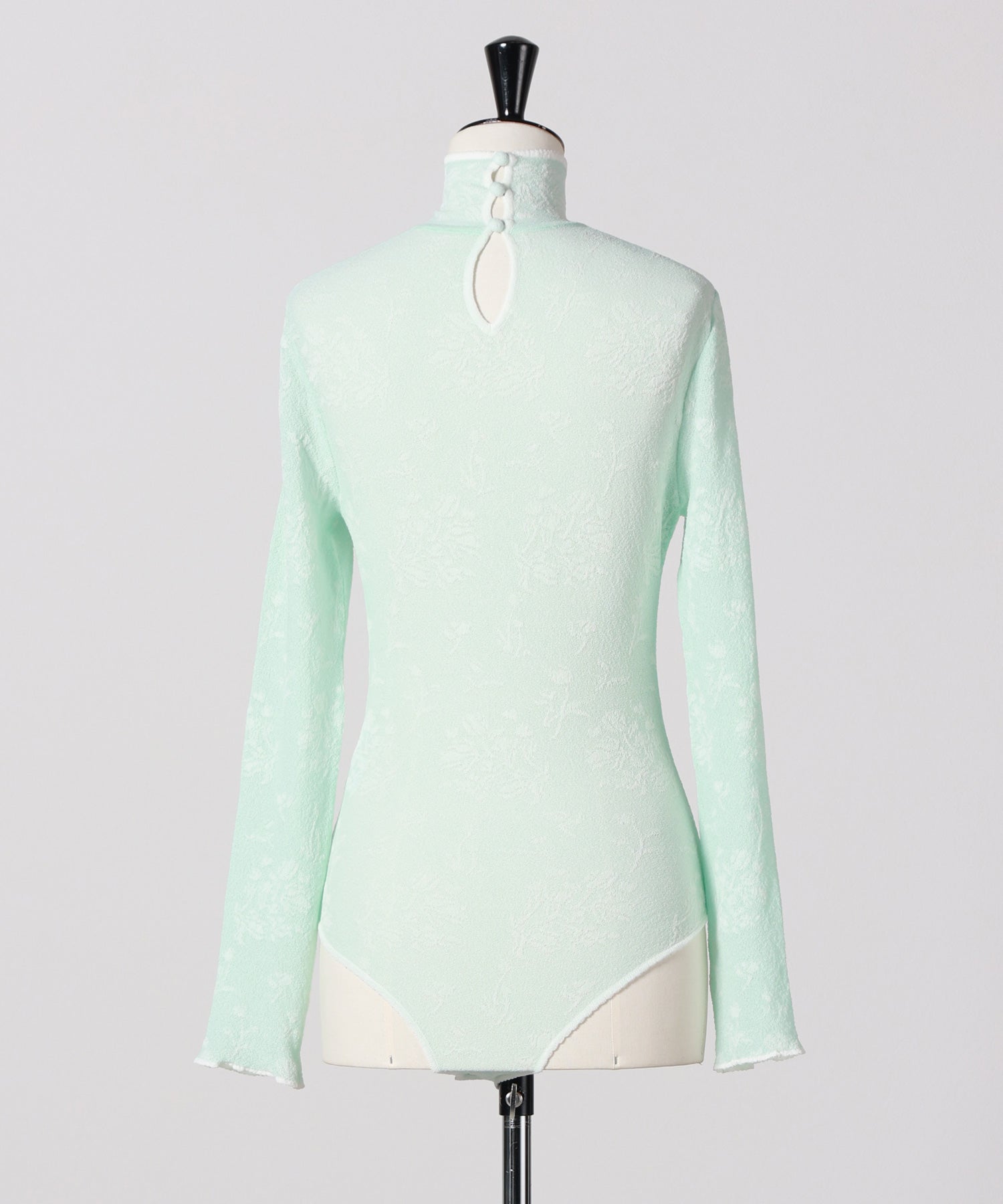 Mame Kurogouchi(マメ クロゴウチ)】 Floral Jacquard Knit Bodysuit