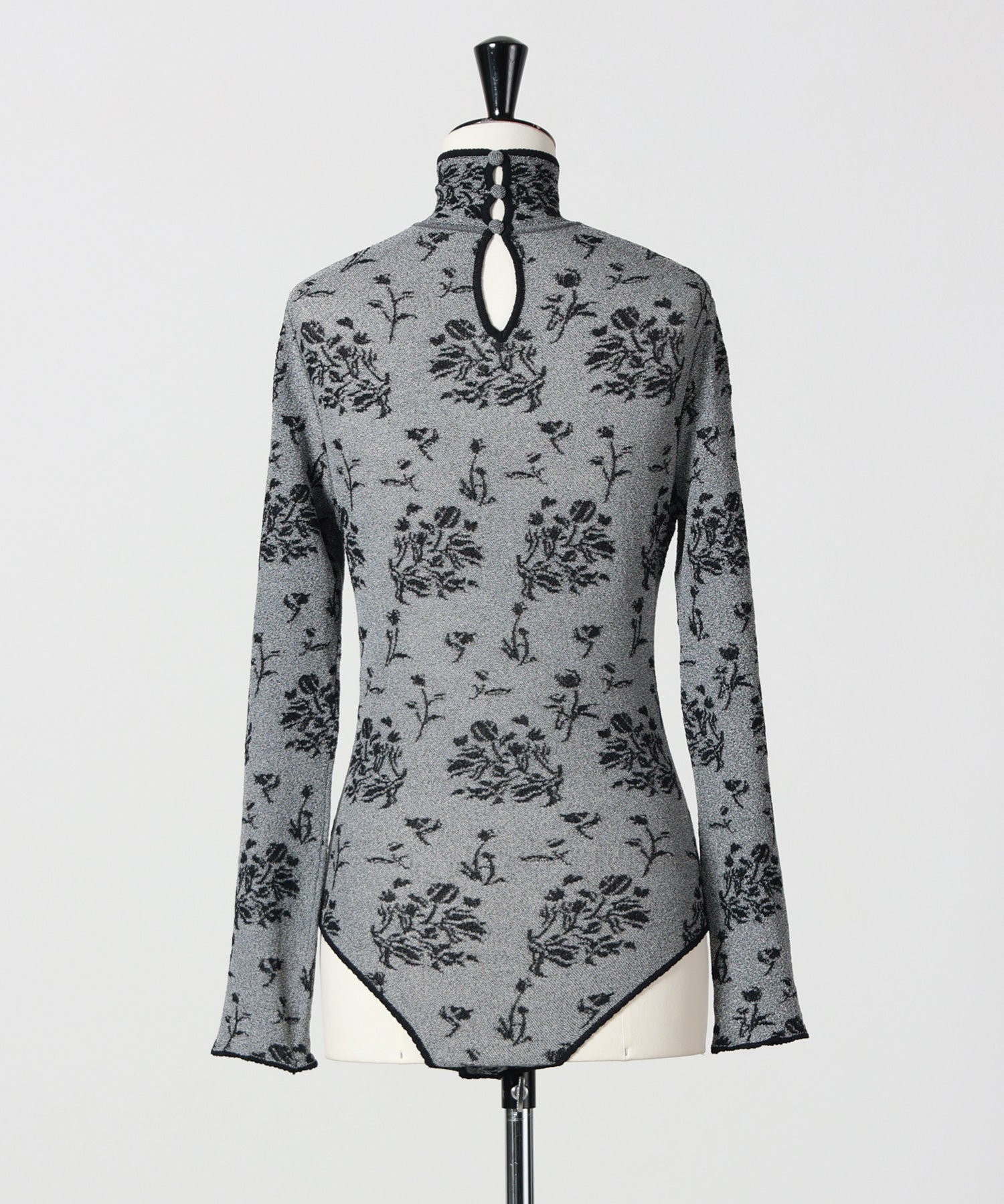 Mame Kurogouchi(マメ クロゴウチ)】 Floral Jacquard Knit Bodysuit