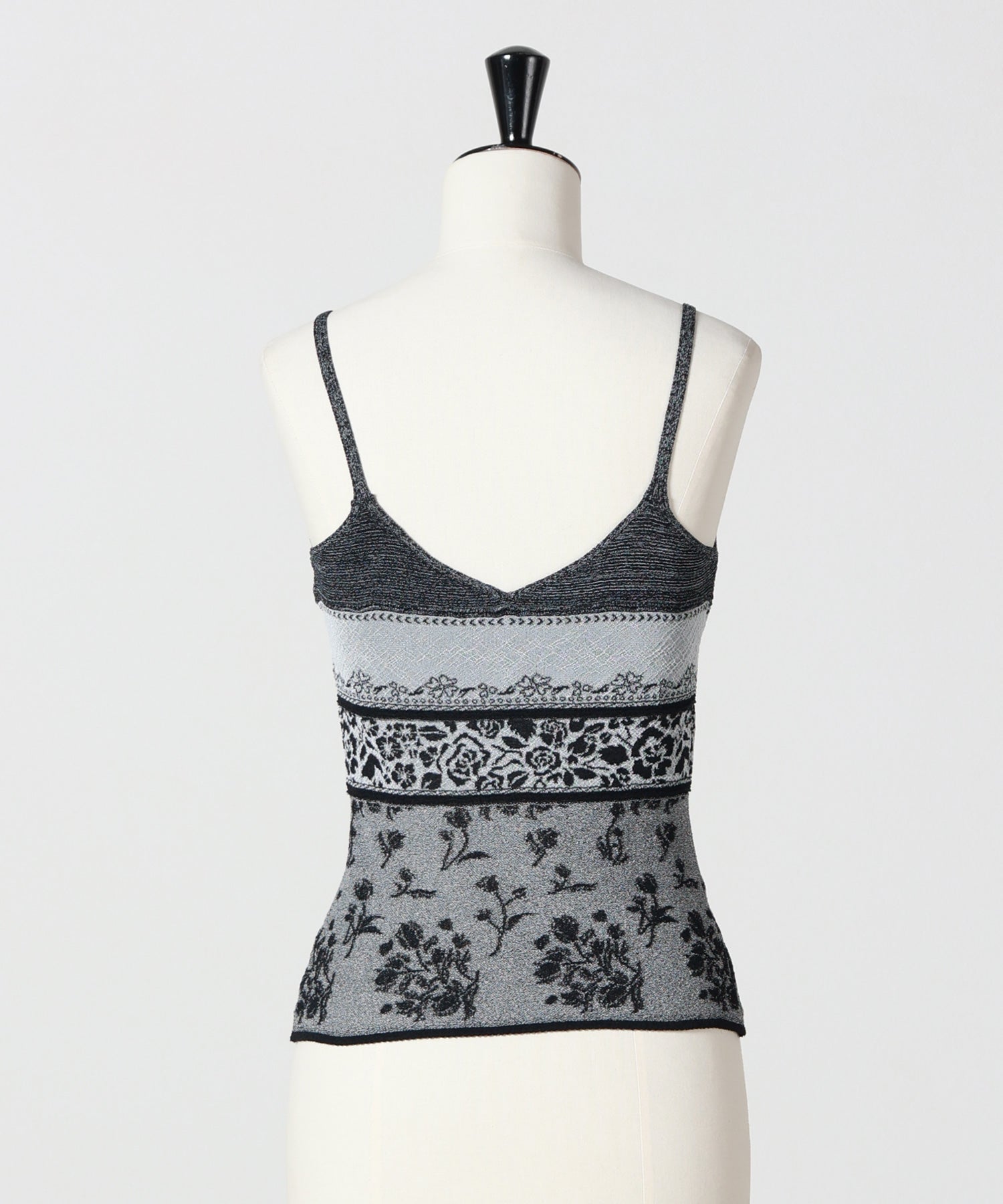 Mame Kurogouchi(マメ クロゴウチ)】 Floral Jacquard Knit Camisole