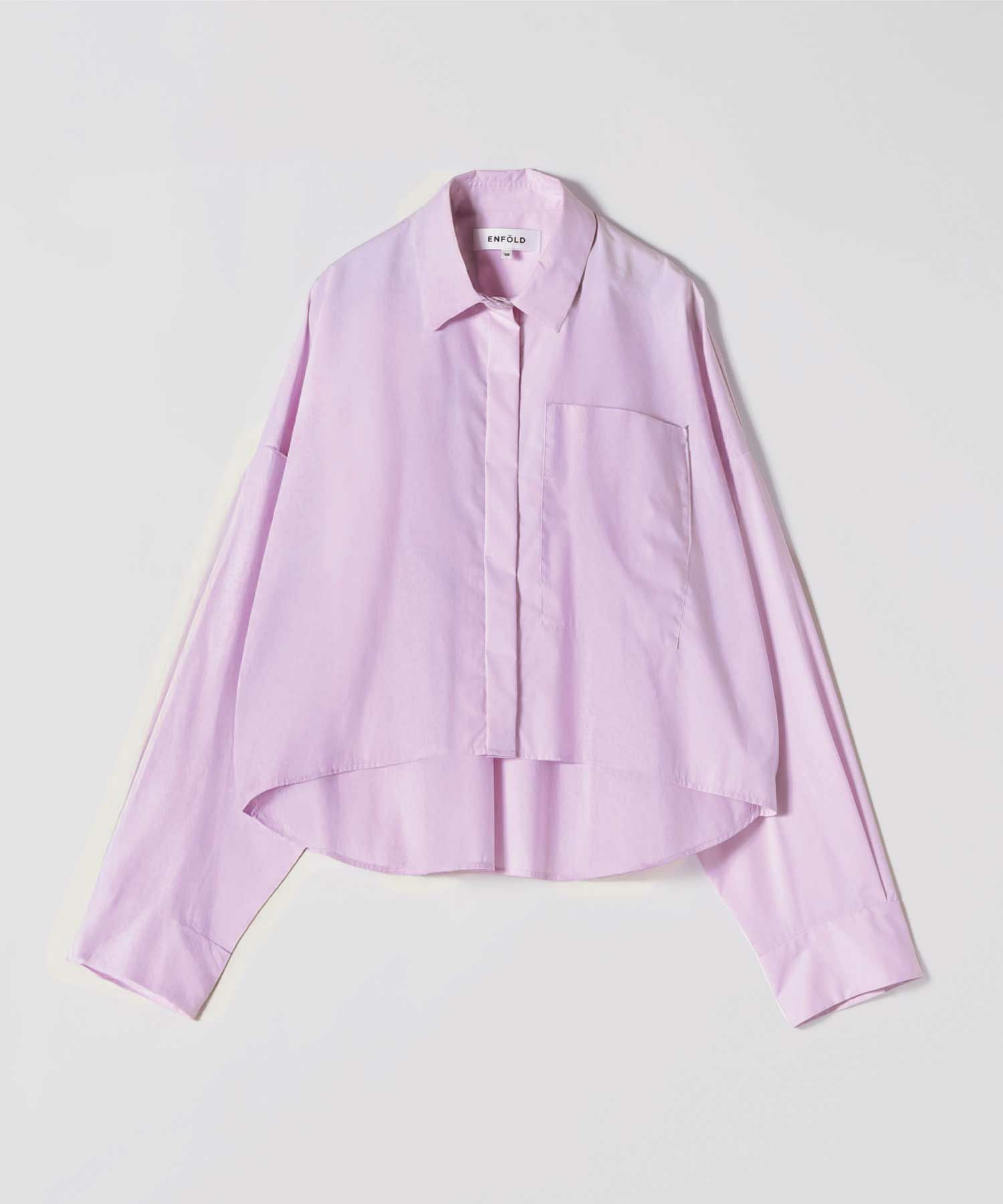ENFOLD(エンフォルド)】 JUST-LENGTH SHIRT｜PARIGOT ONLINE（パリゴ