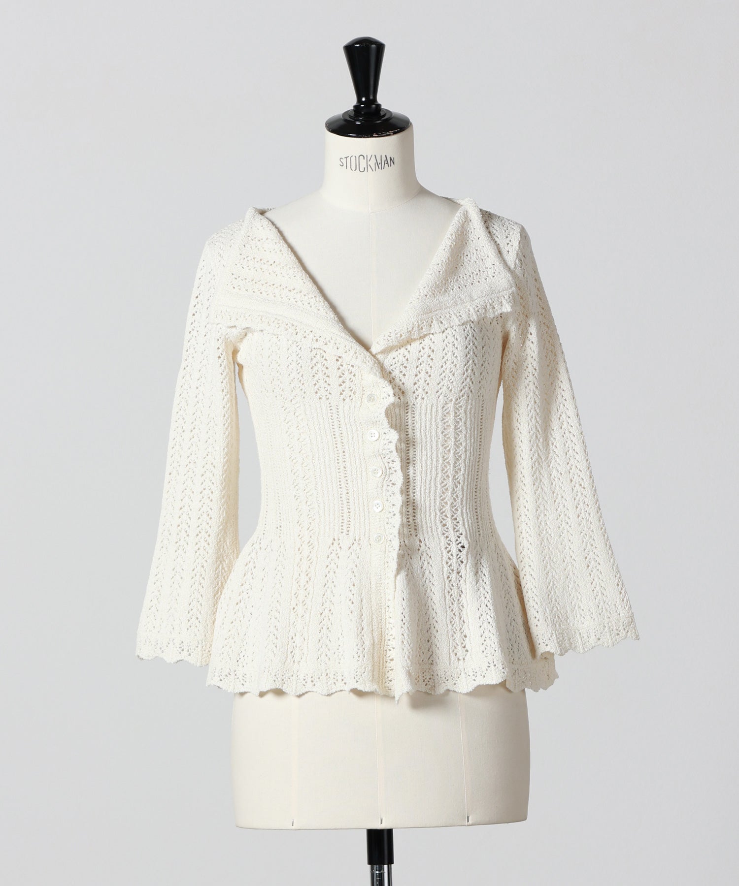 FETICO(フェティコ)】 BOUCLE KNIT LACE CARDIGAN｜PARIGOT ONLINE