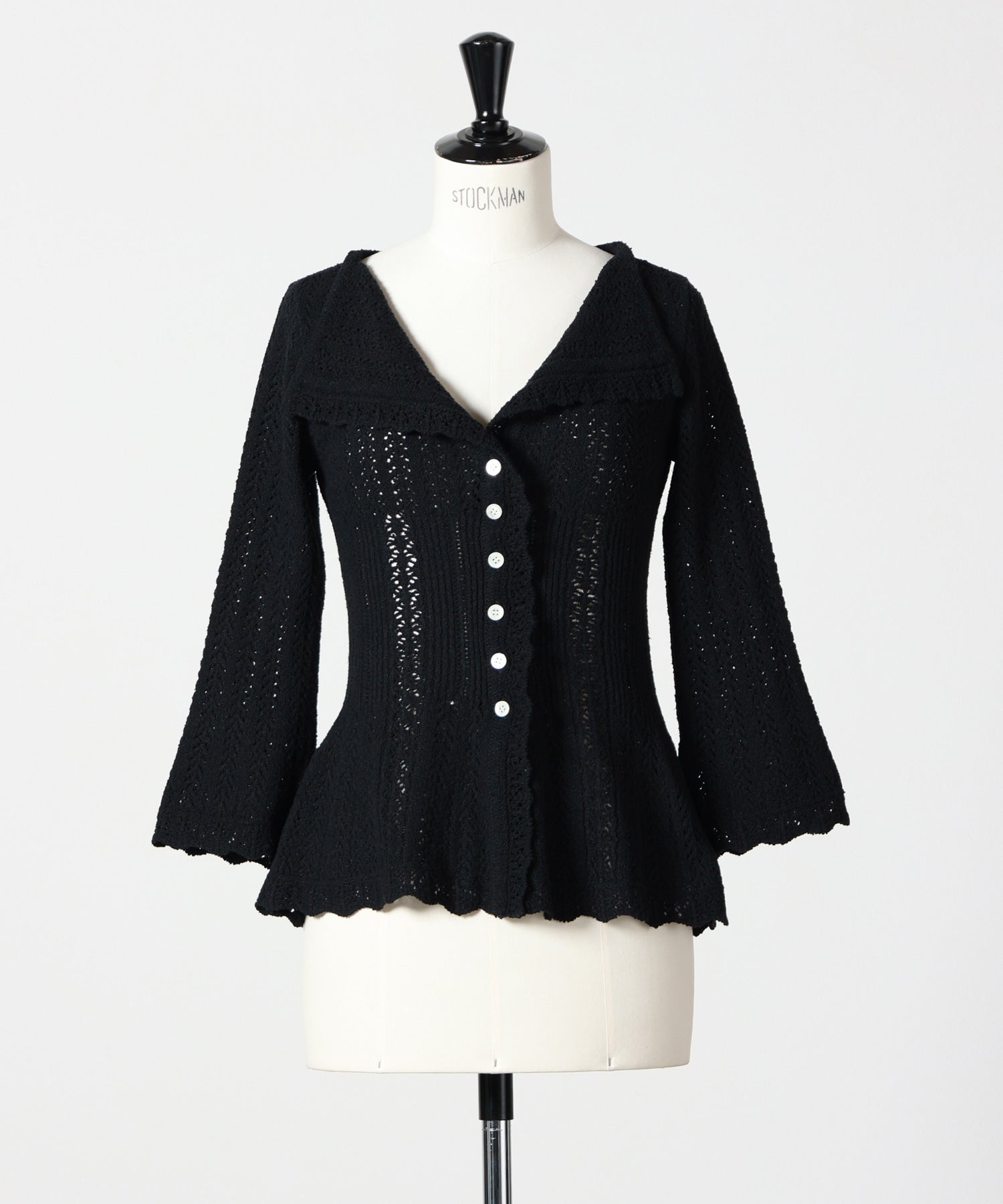 FETICO(フェティコ)】 BOUCLE KNIT LACE CARDIGAN｜PARIGOT ONLINE