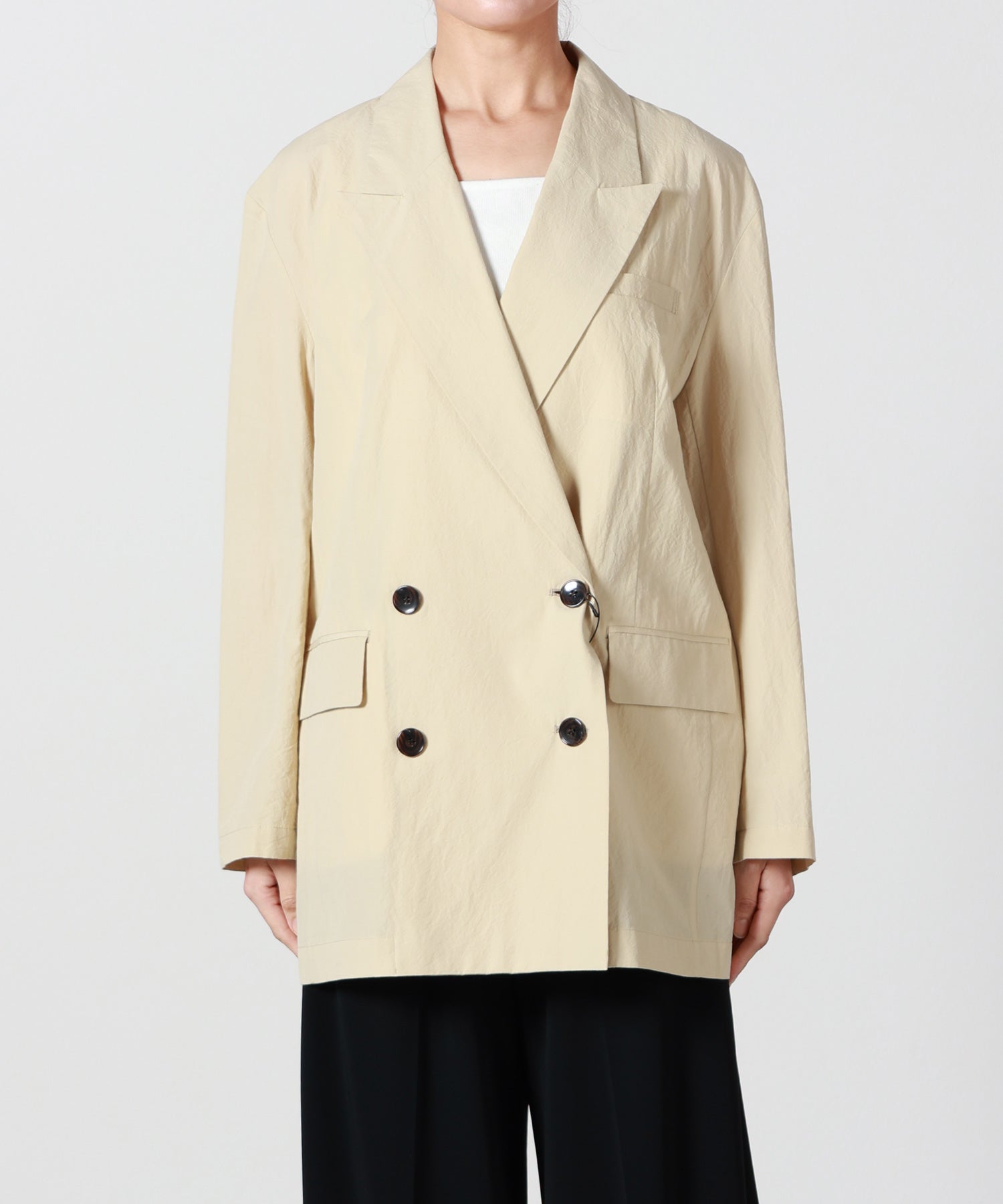 あき　SACRA H.COUNT COTTON TUMBLE JACKET SACRA(サクラ)】 H.COUNT COTTON TUMBLE JACKET｜PARIGOT ONLINE