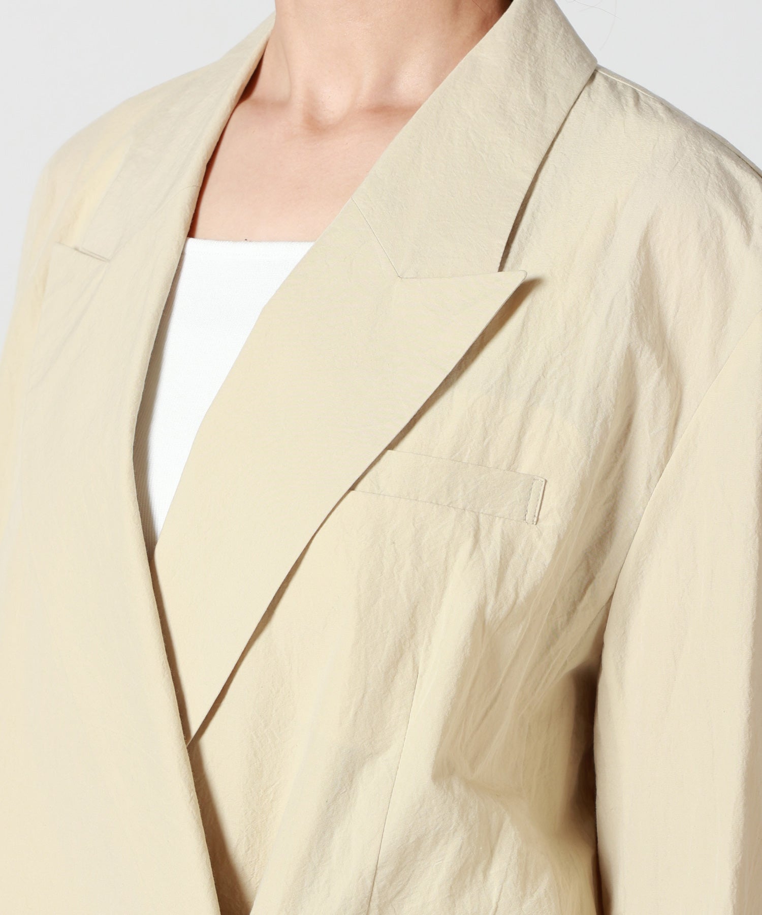 あき　SACRA H.COUNT COTTON TUMBLE JACKET SACRA(サクラ)】 H.COUNT COTTON TUMBLE JACKET｜PARIGOT ONLINE
