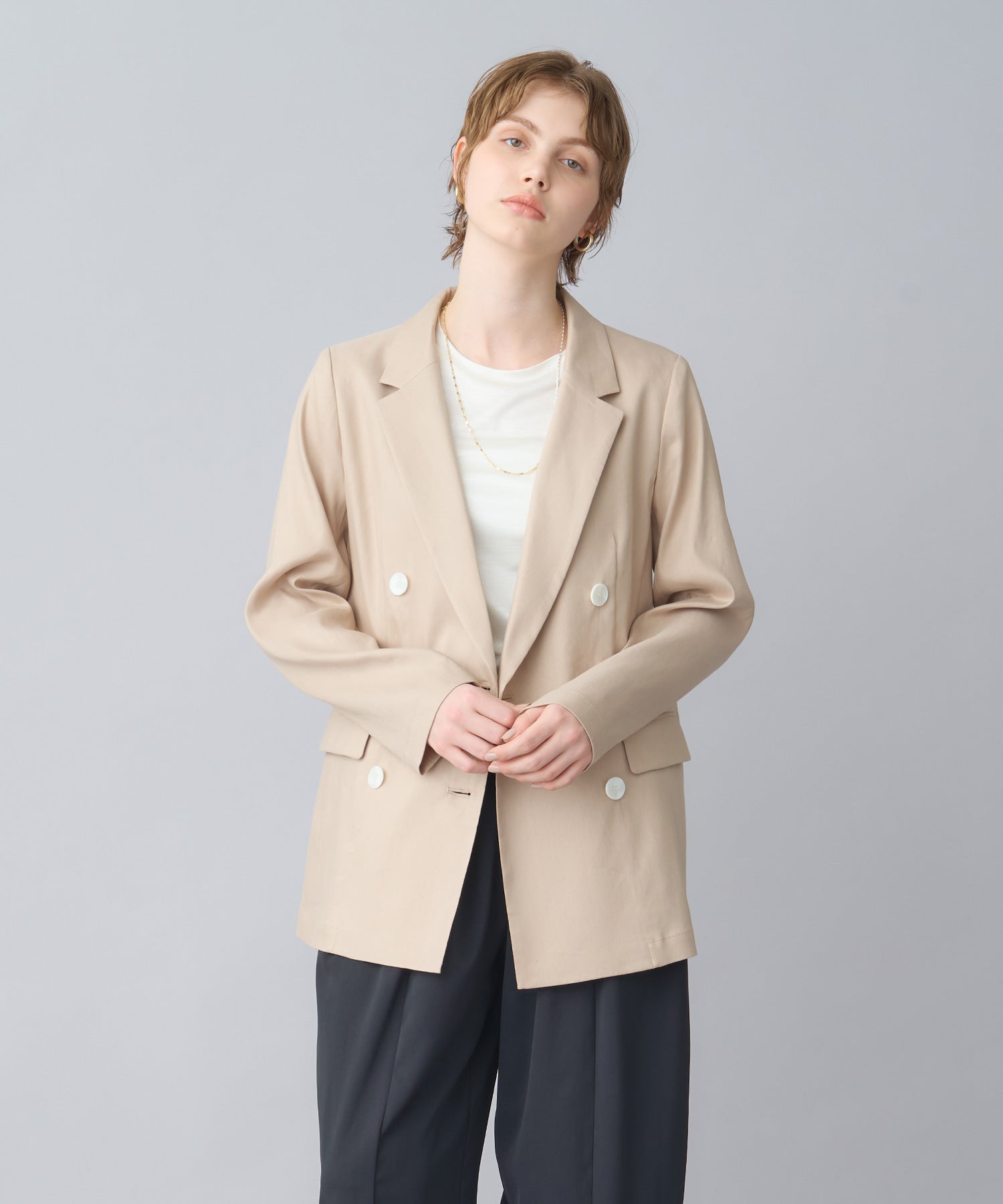 PARIGOT PRESTIGE(パリゴ プレステージ)】 リネンブレンドストレッチ