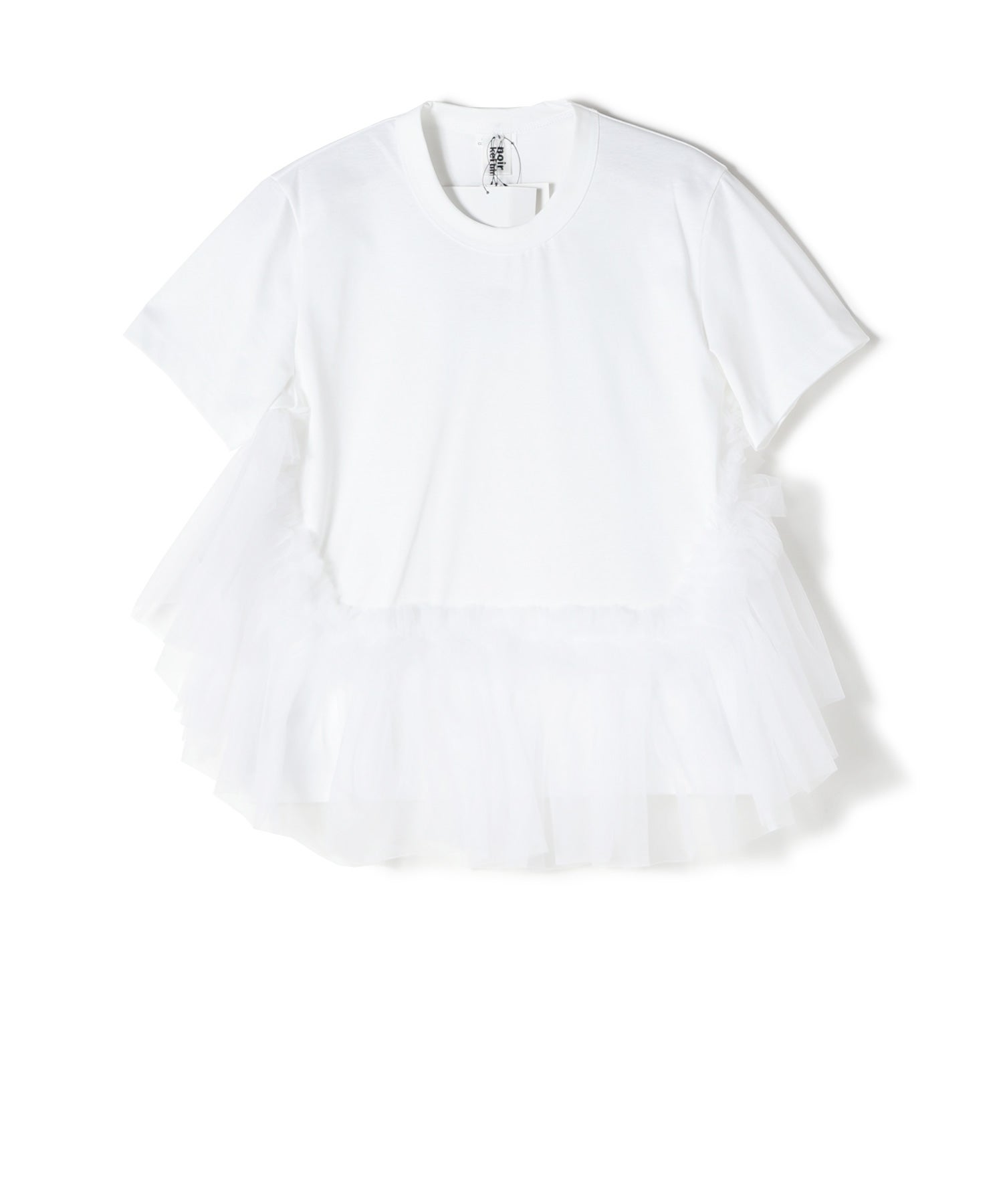 noir kei ninomiya(ノワールケイニノミヤ)】 綿ポンチ×ナイロン