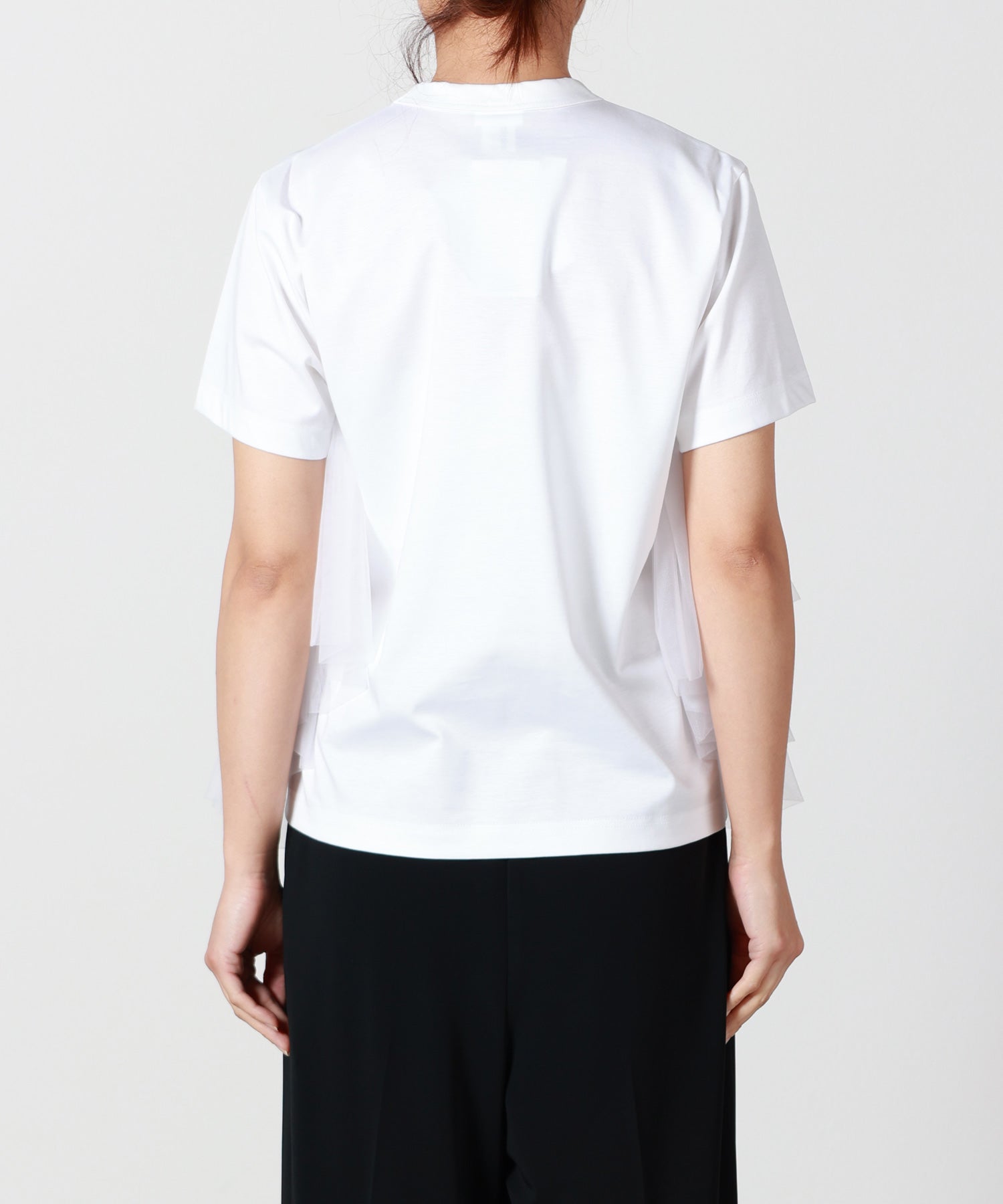noir kei ninomiya(ノワールケイニノミヤ)】 綿ポンチ×ナイロン