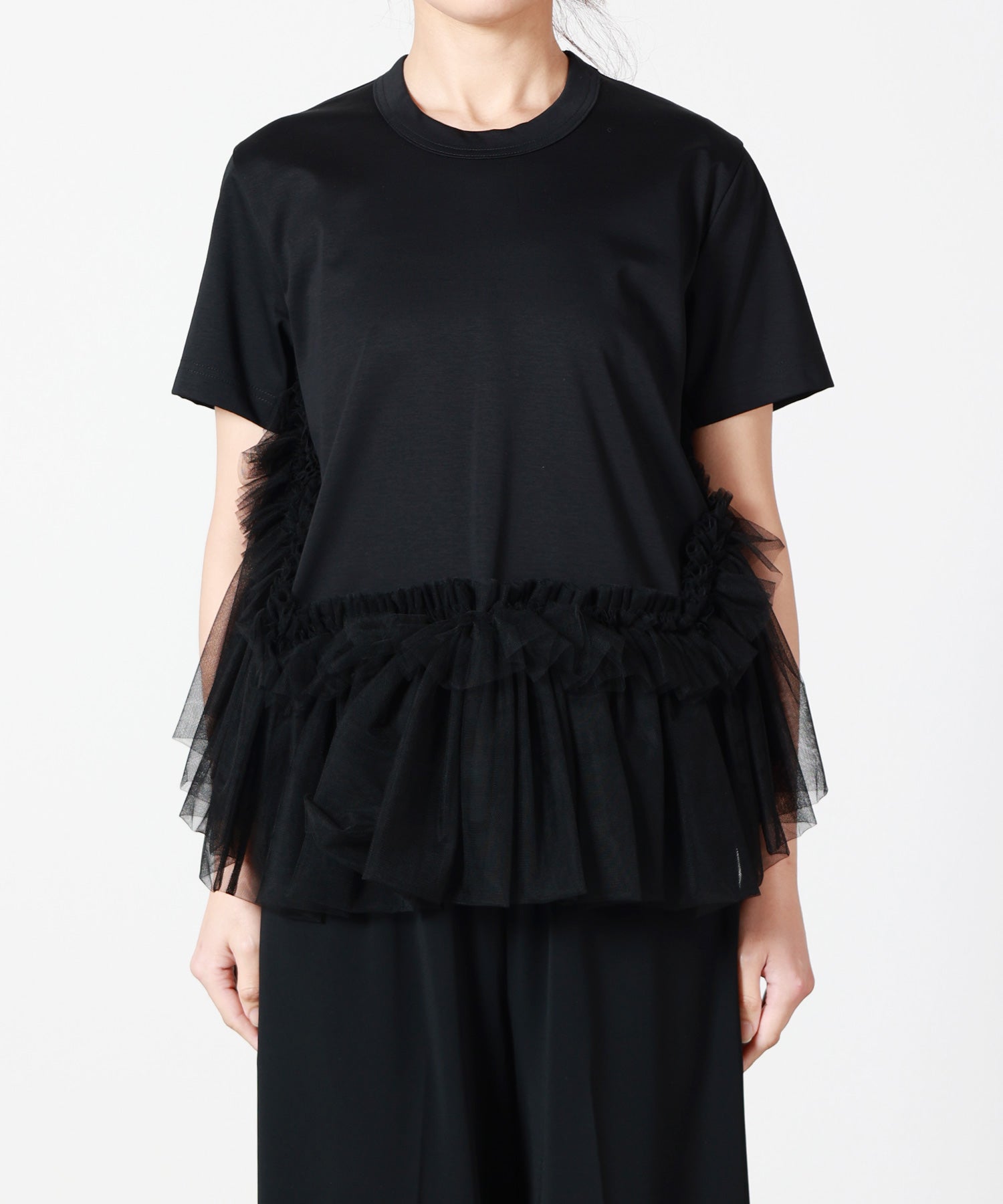 noir kei ninomiya(ノワールケイニノミヤ)】 綿ポンチ×ナイロン