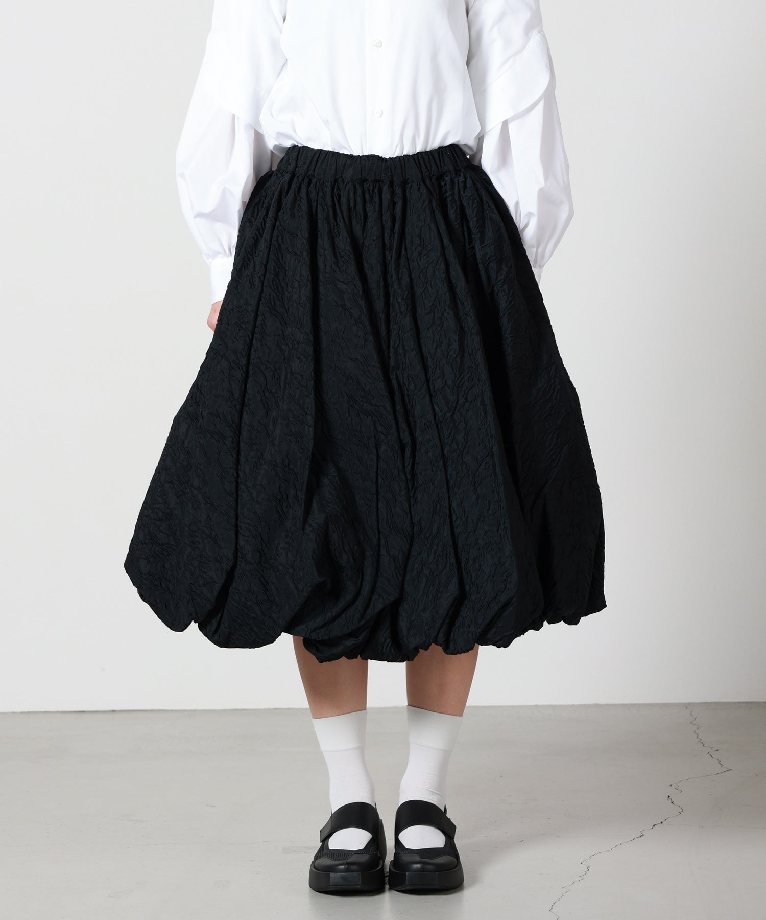 noir kei ninomiya(ノワールケイニノミヤ)】 ブロケードスカート