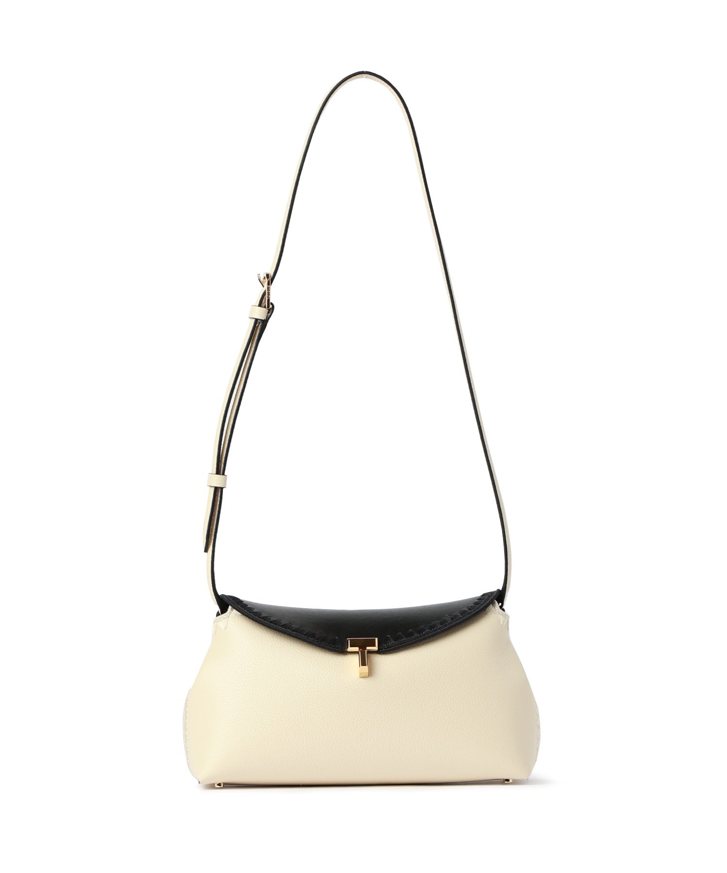 TOTEME(トーテム)】 T-lock Embroidered Leather Clutch｜PARIGOT