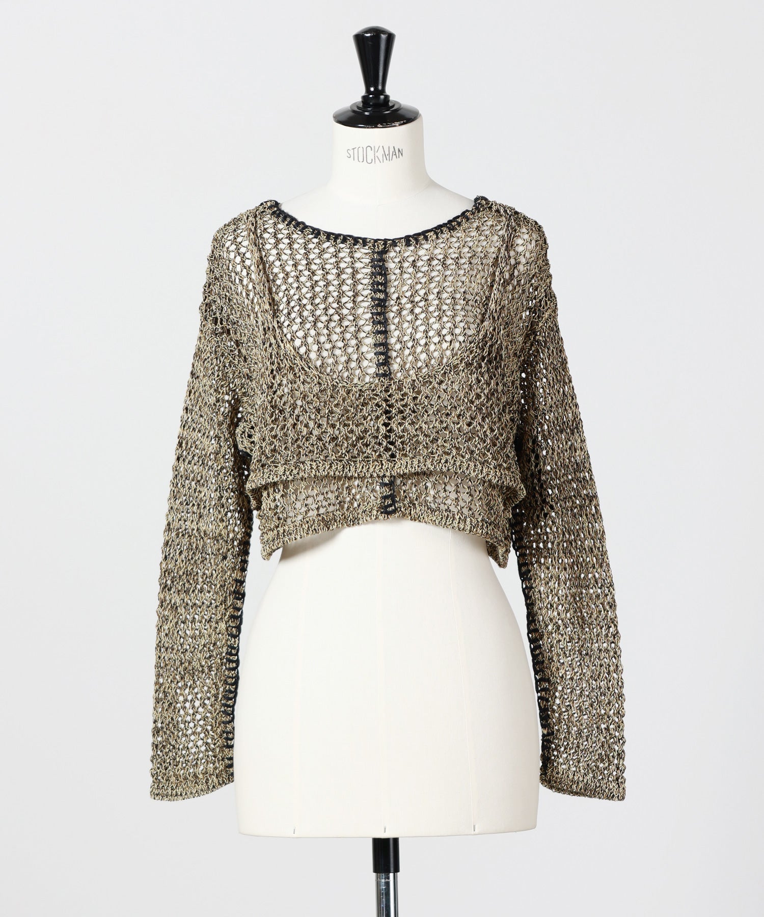 美品 a ccordion trimming cardigan ニット A CCORDION(アコーディオン)】 COIL YARN MIX CARDIGAN｜PARIGOT