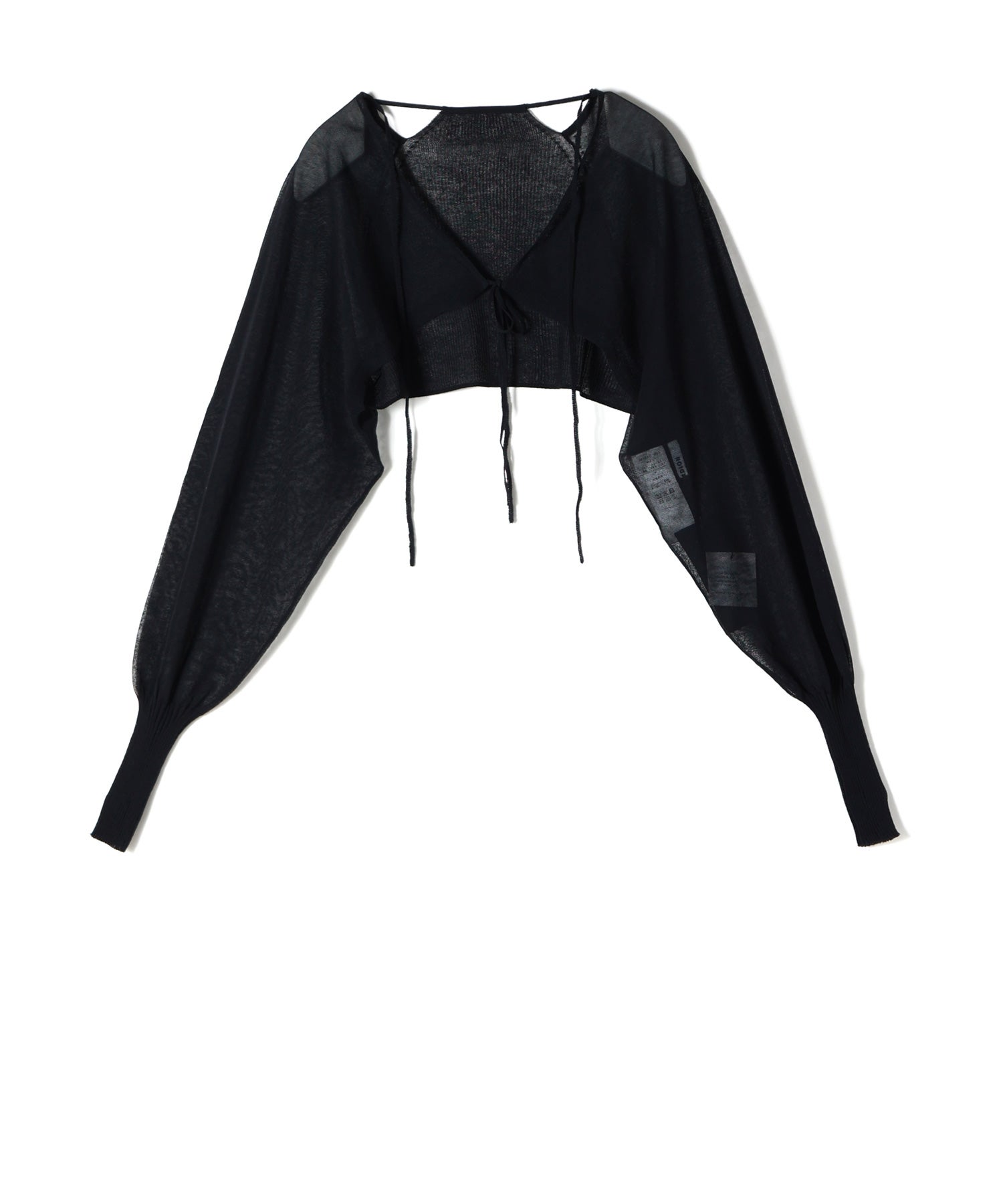 A CCORDION(アコーディオン)】 SHEER SHORT CARDIGAN｜PARIGOT ONLINE
