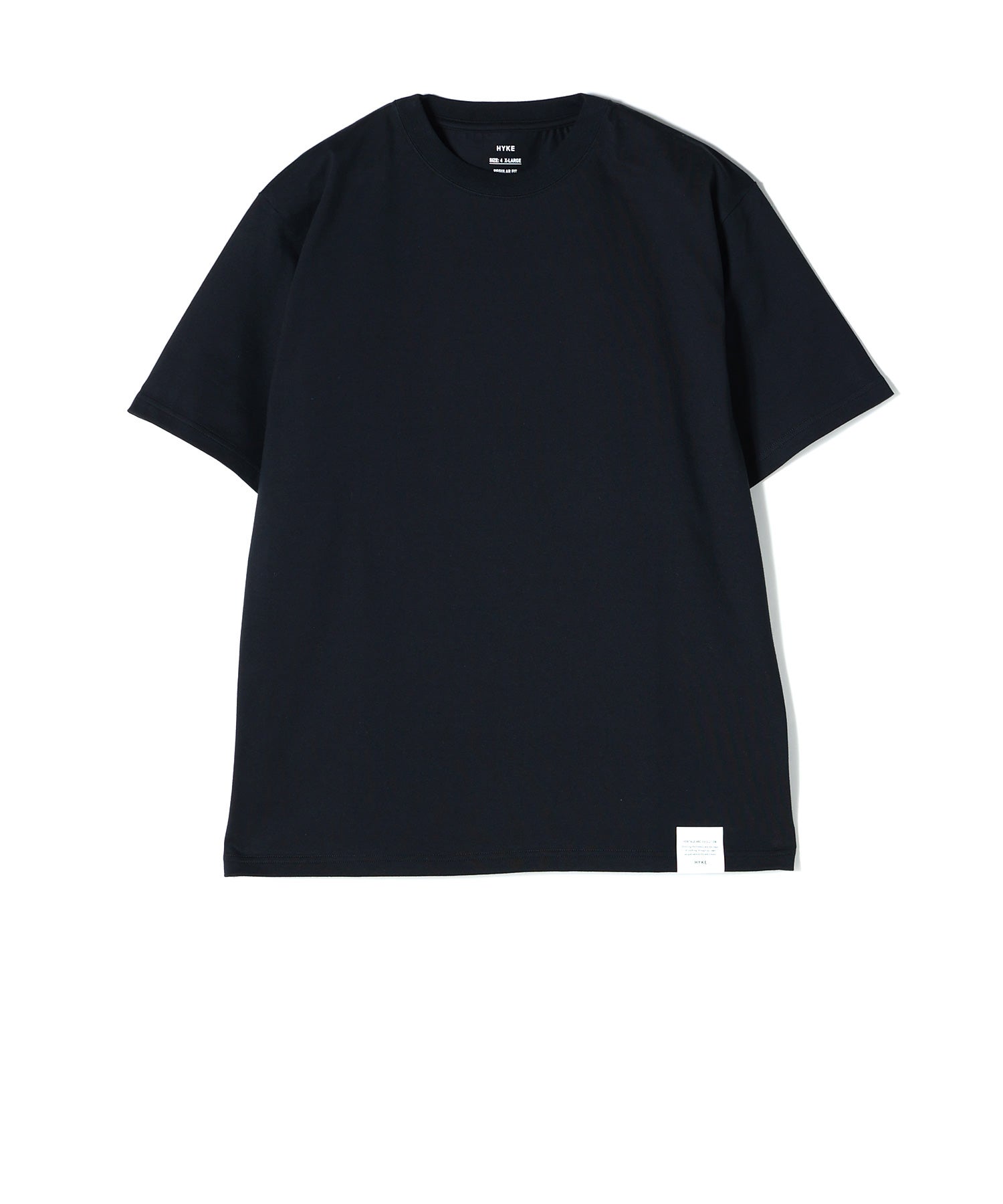 HYKE SHEER SHORT-SLV TEE ハイク ブラック SHEER SHORT-SLV TEE – HYKE ONLINE STORE