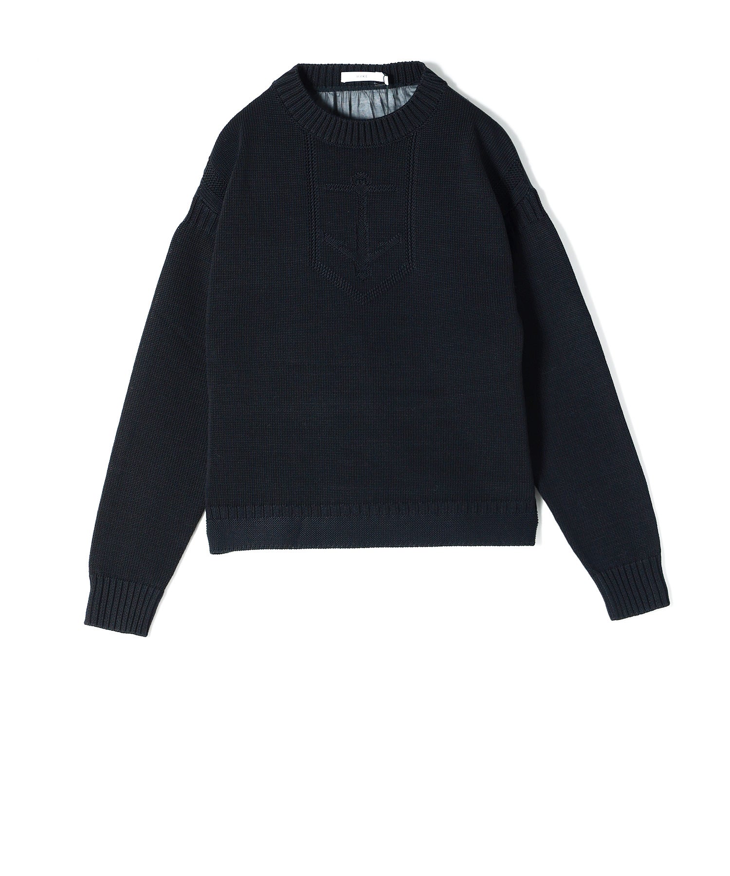 新品■HYKE ハイク ミリタリーセーター ■カシミヤヘンリーネックニット HYKE - 新品□HYKE ハイク ミリタリーセーター □カシミヤヘンリー