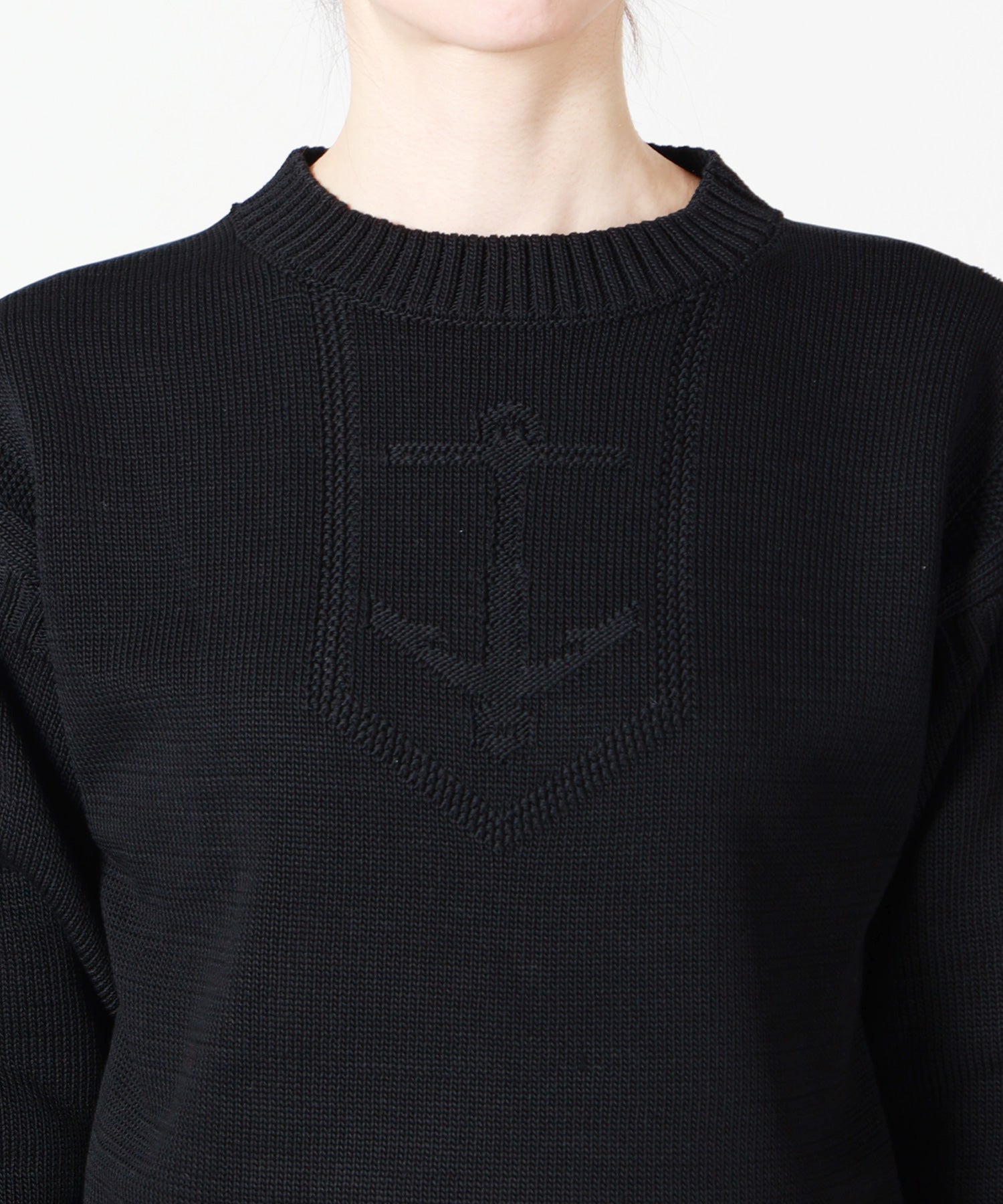 HYKE(ハイク)】 SHEER BACK GUERNSEY KNIT｜PARIGOT ONLINE（パリゴ