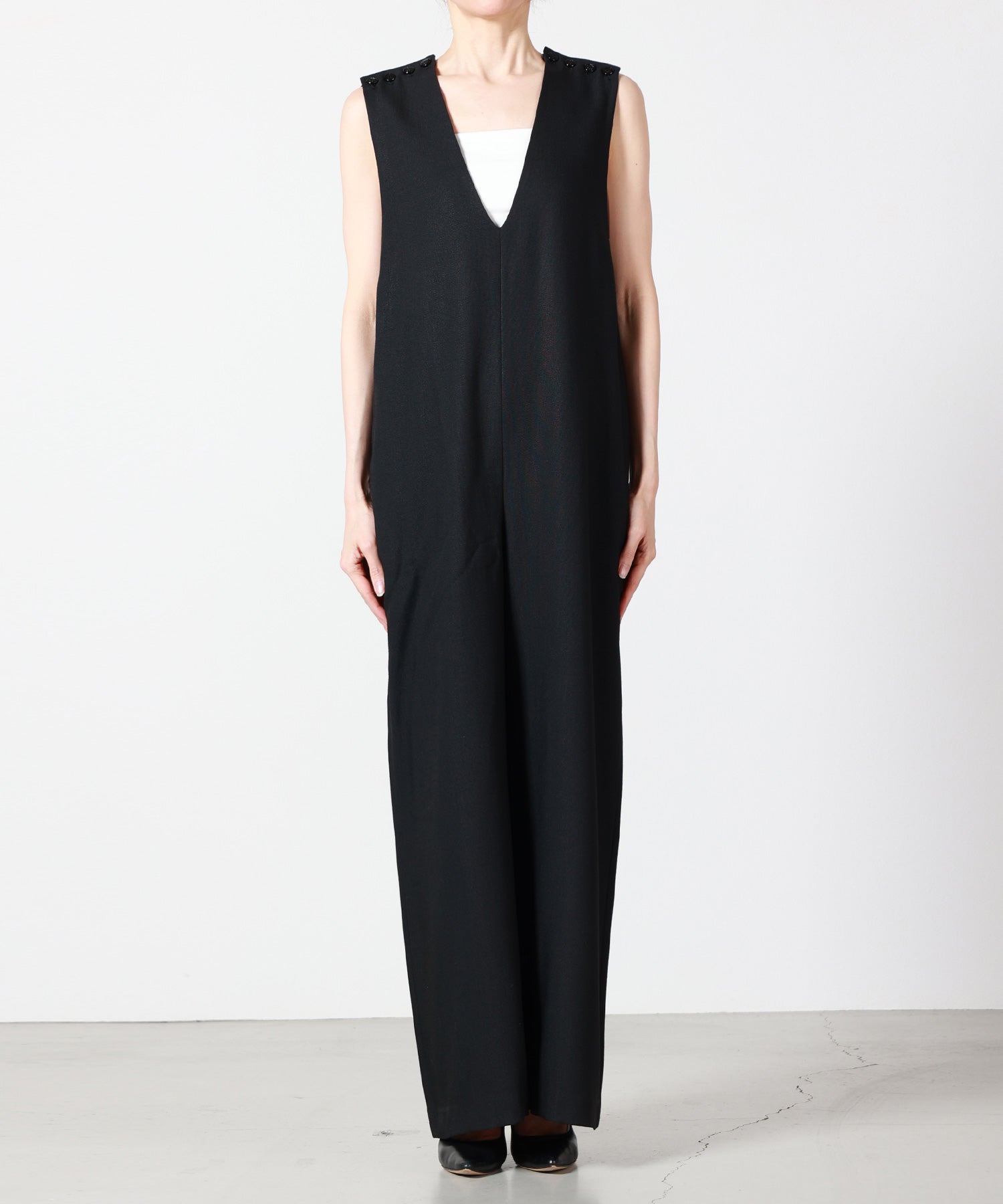HYKE(ハイク)】 SAILOR V NECK JUMPSUIT｜PARIGOT ONLINE（パリゴ